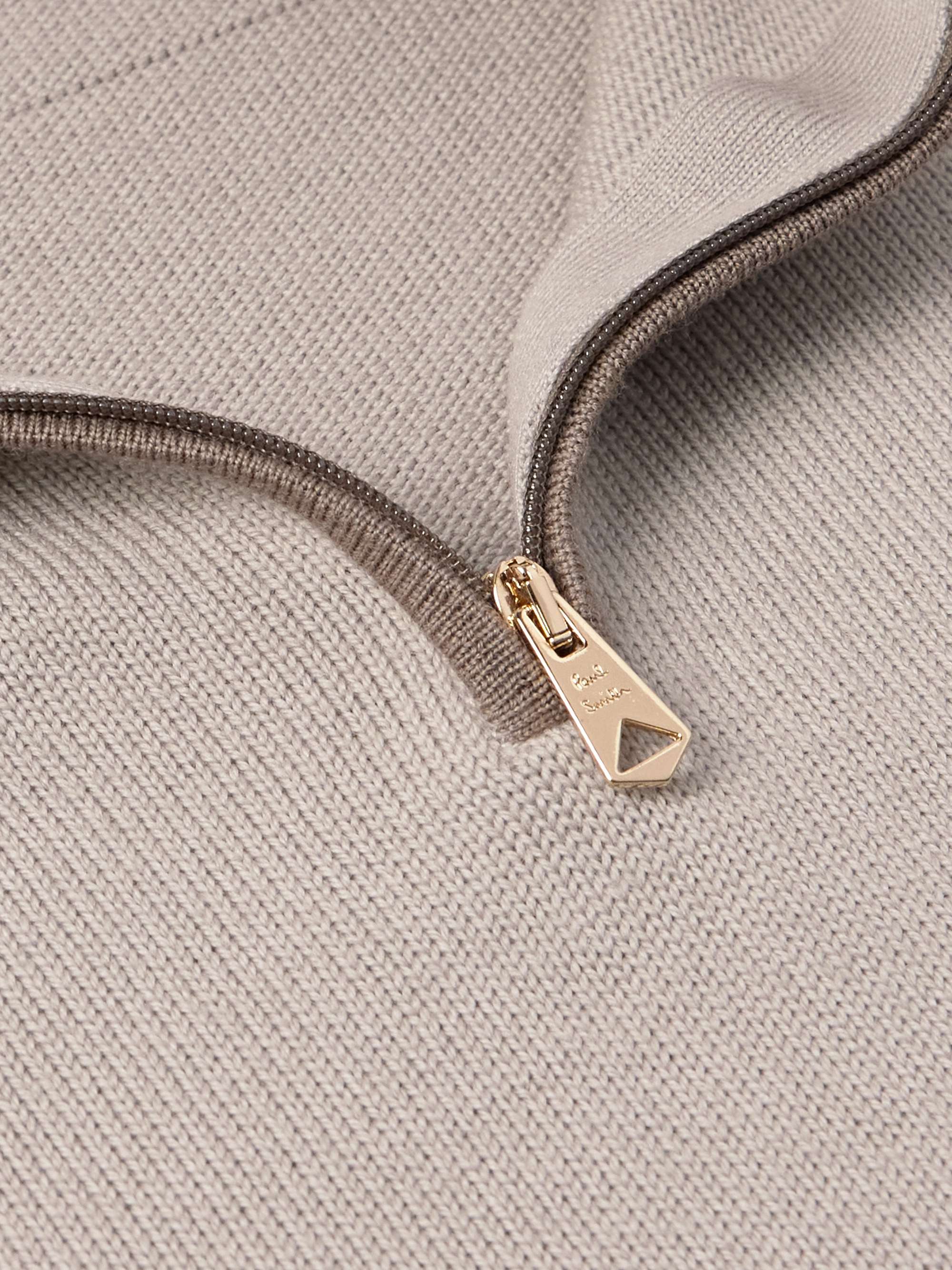 Merino Wool Half-Zip Sweater view