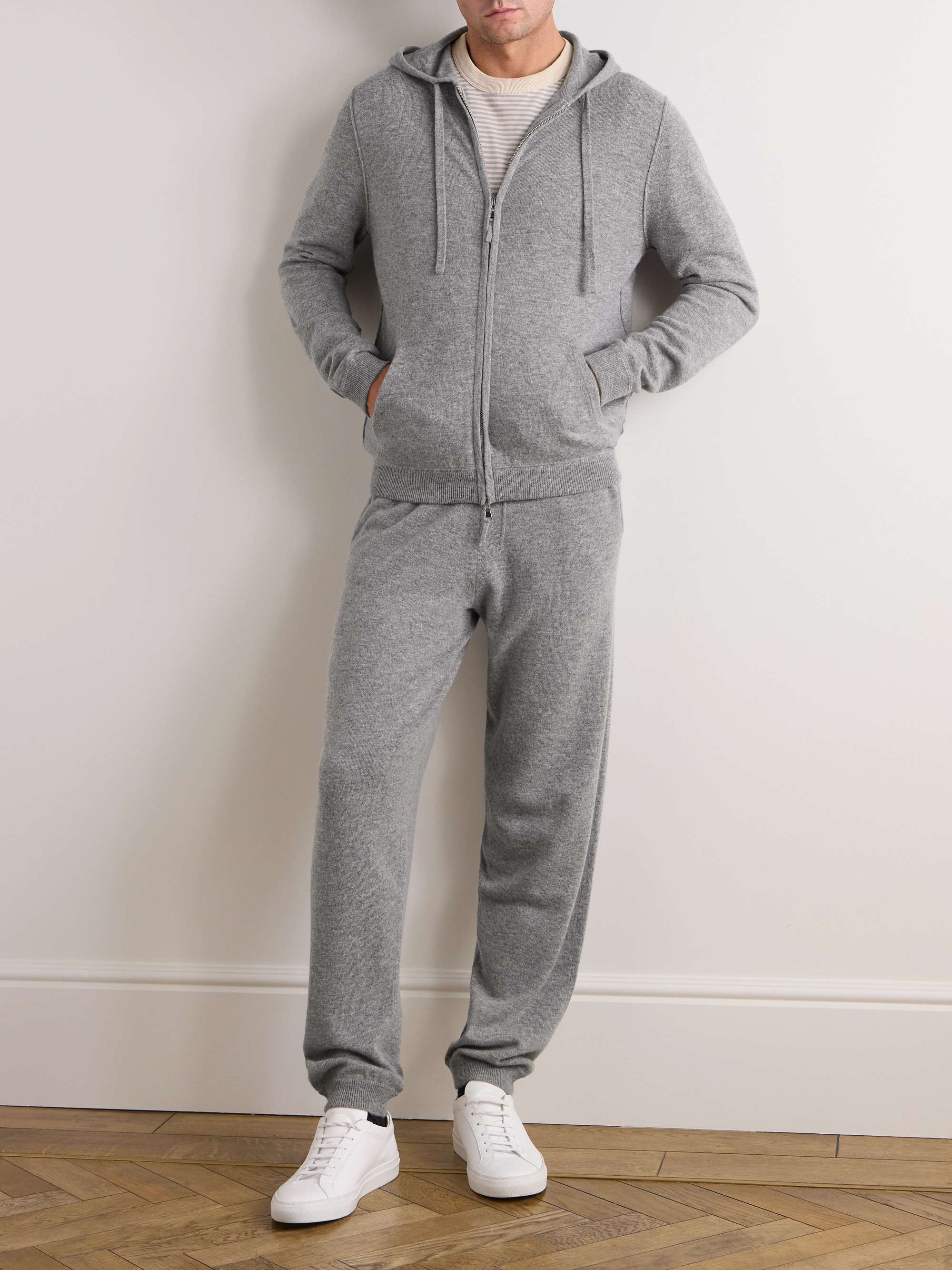 Virgin Wool and Cashmere-Blend Sweatpants view