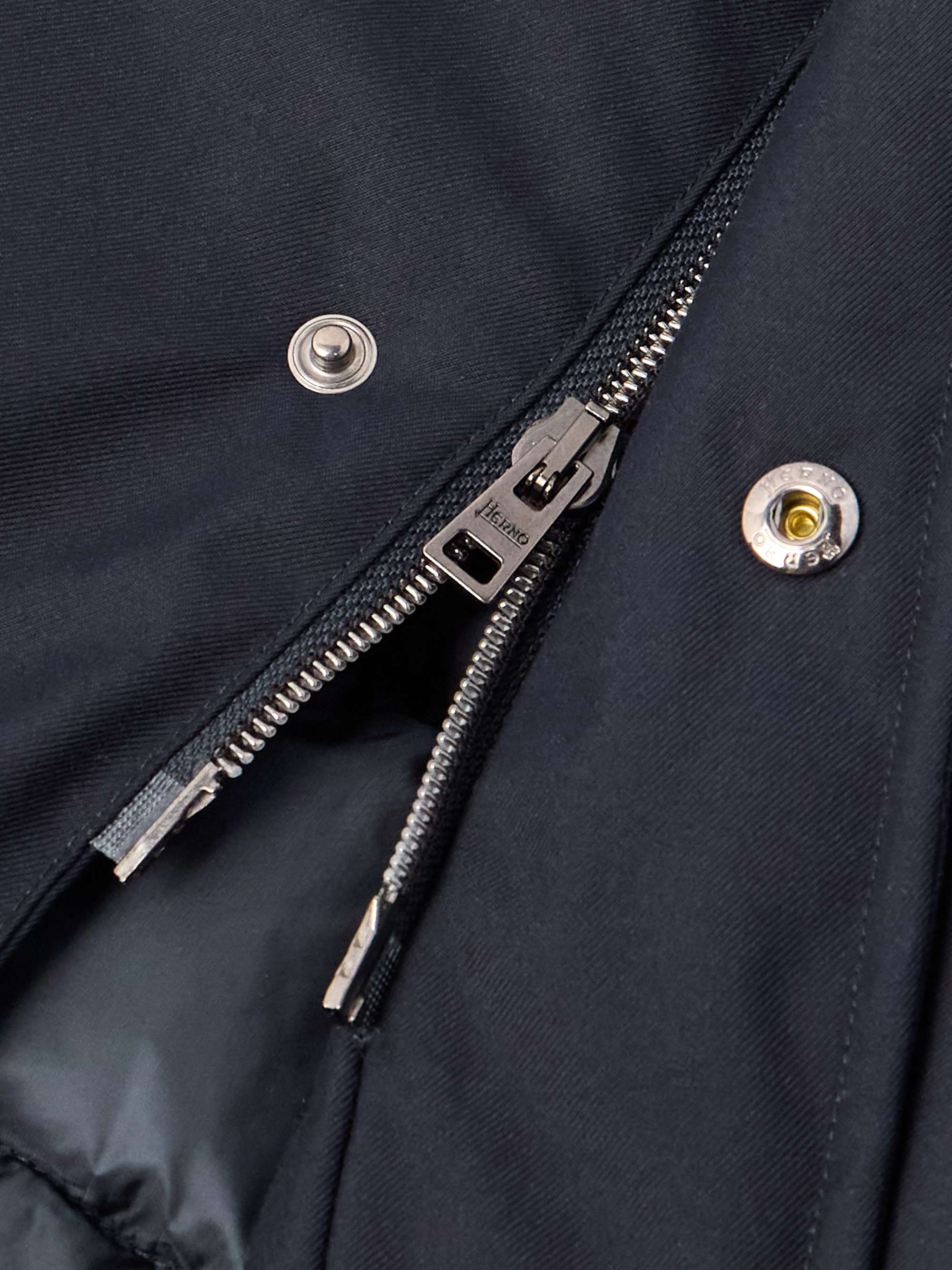 Padded Twill Hooded Down Parka view