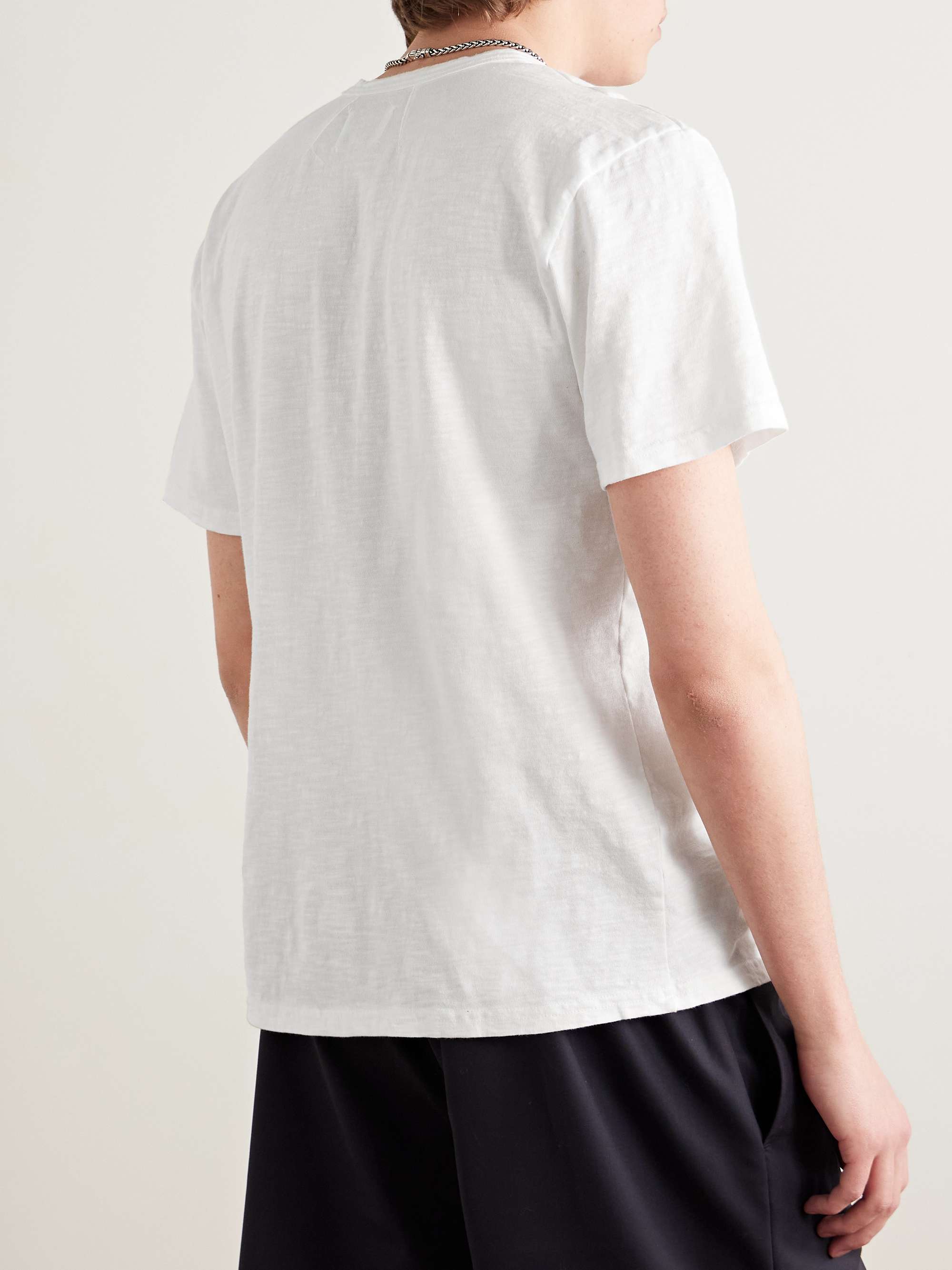 Lovers Club Logo-Print Slub Cotton-Jersey T-Shirt view