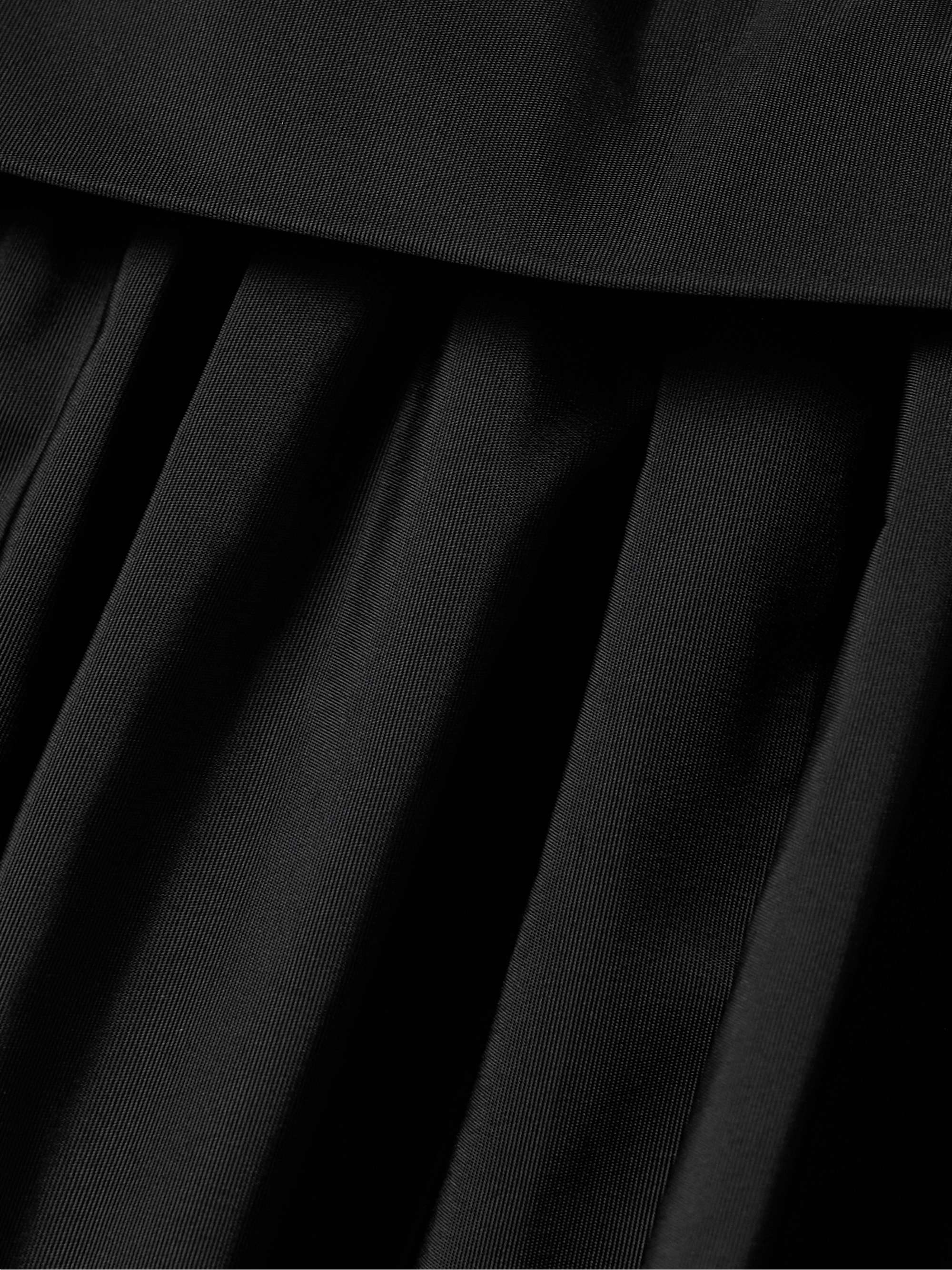 Belen tiered smocked taffeta midi skirt view