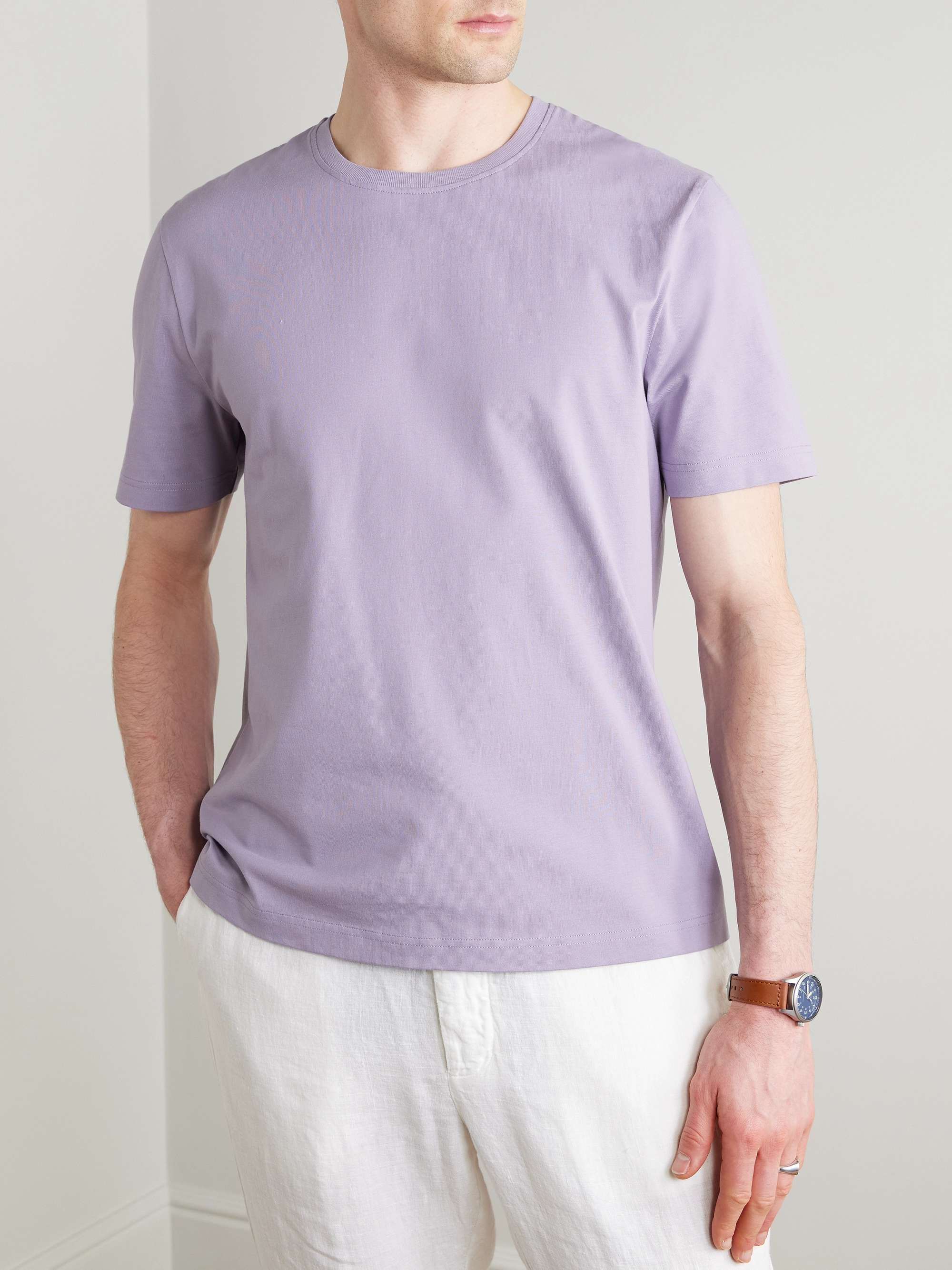 Relaxed-Fit Organic and Recycled Cotton-Jersey T-Shirt view