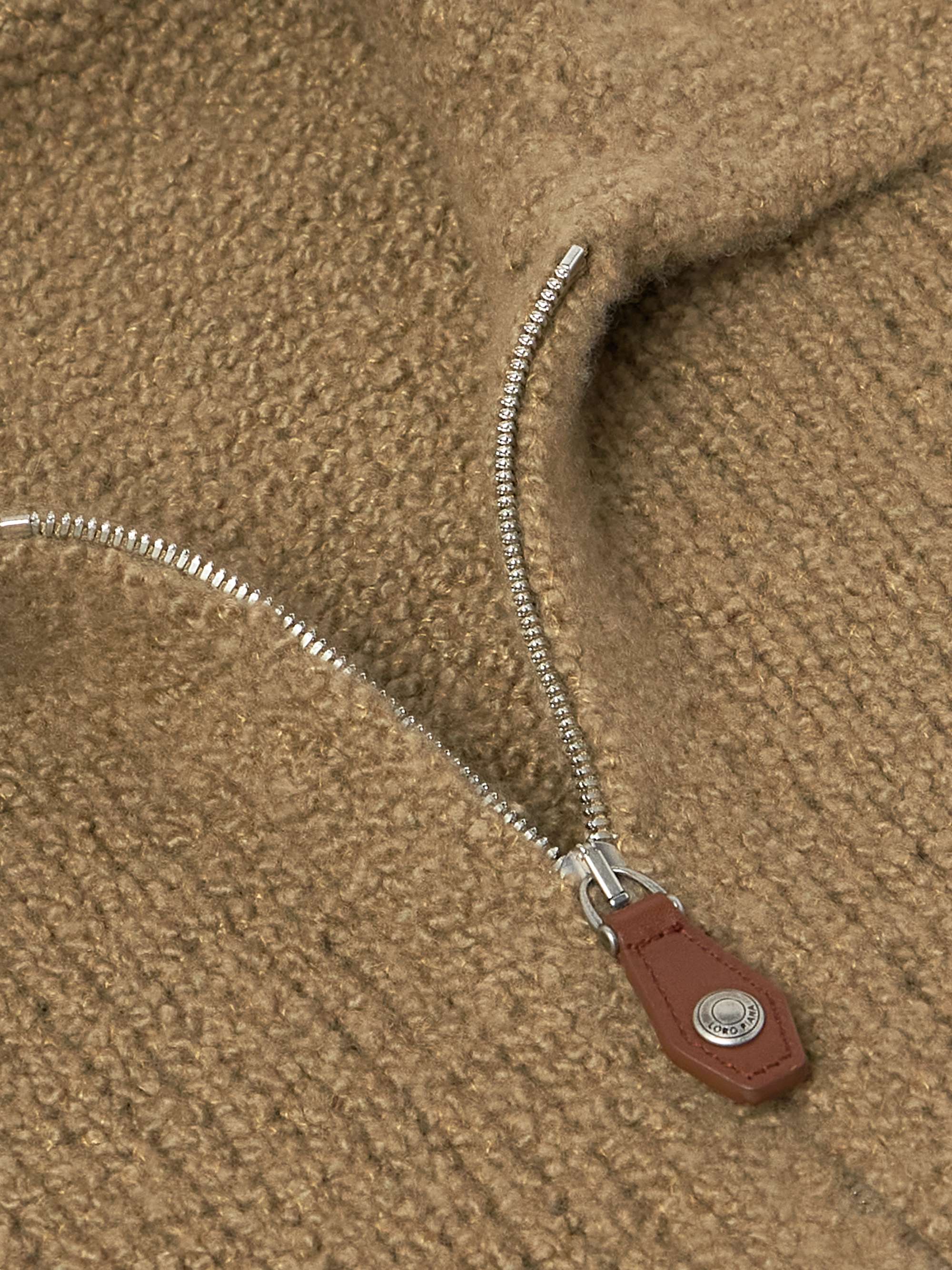 Folecchio Cashmere and Silk-Blend Half-Zip Sweater view
