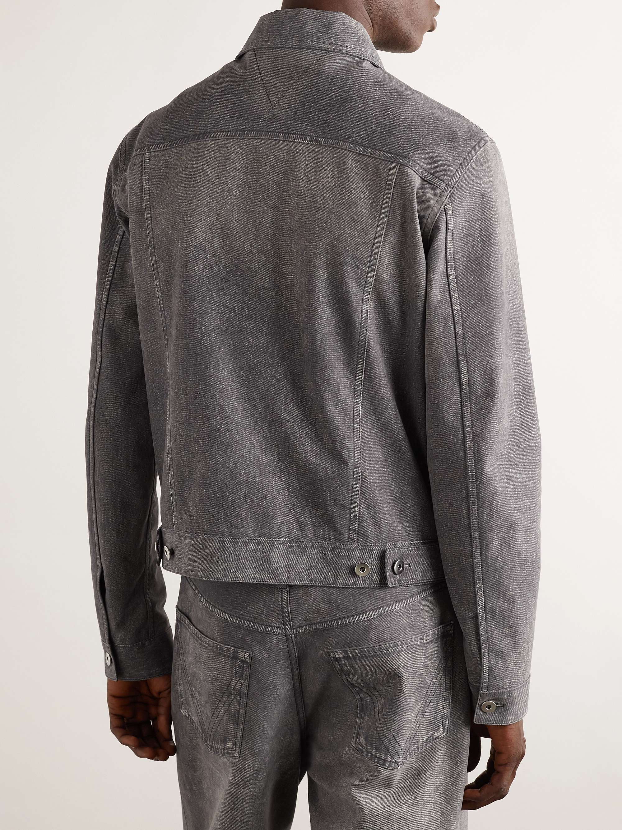 Printed Leather Jacket view