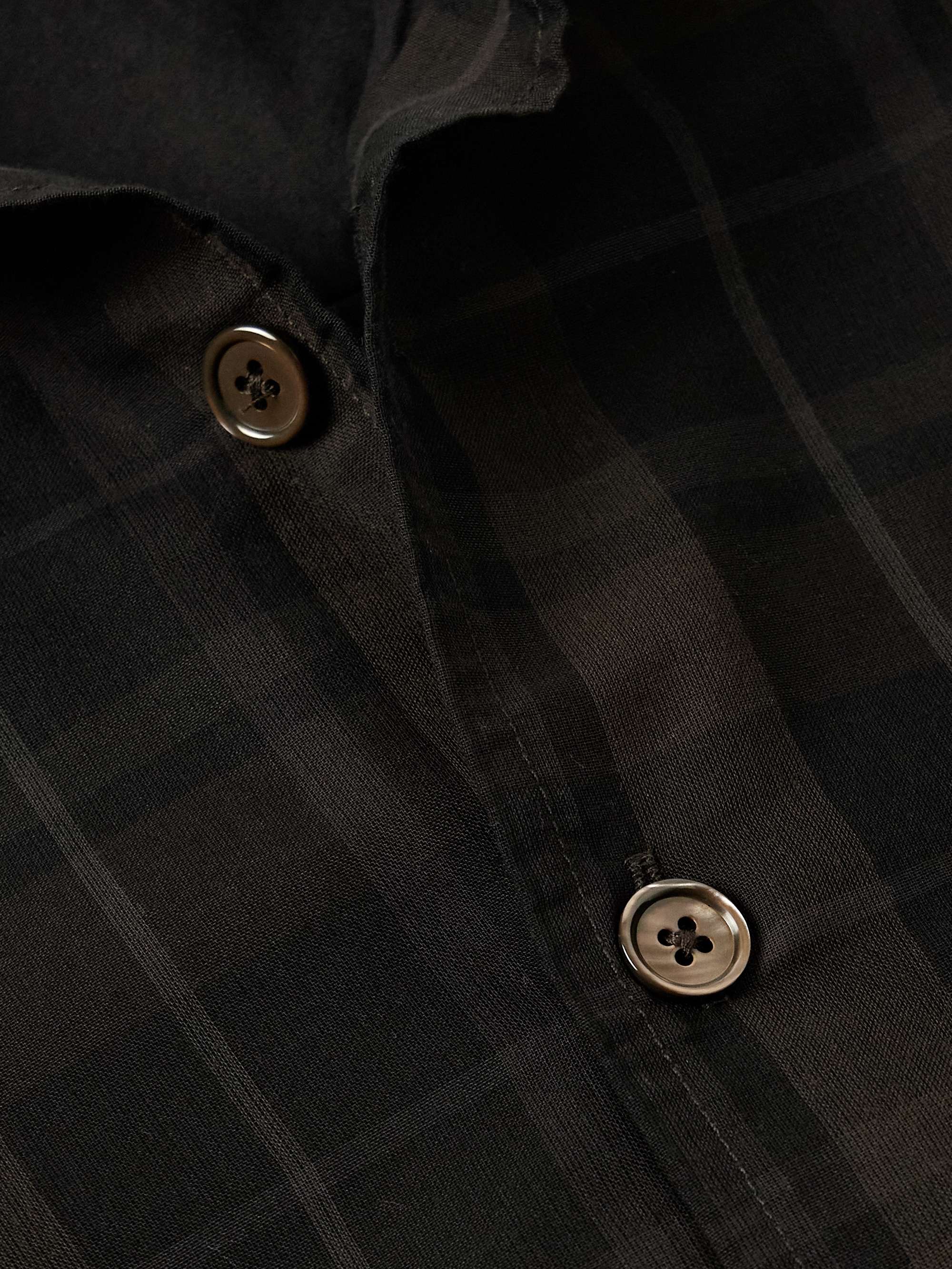 Borrowed Checked Woven Shirt view