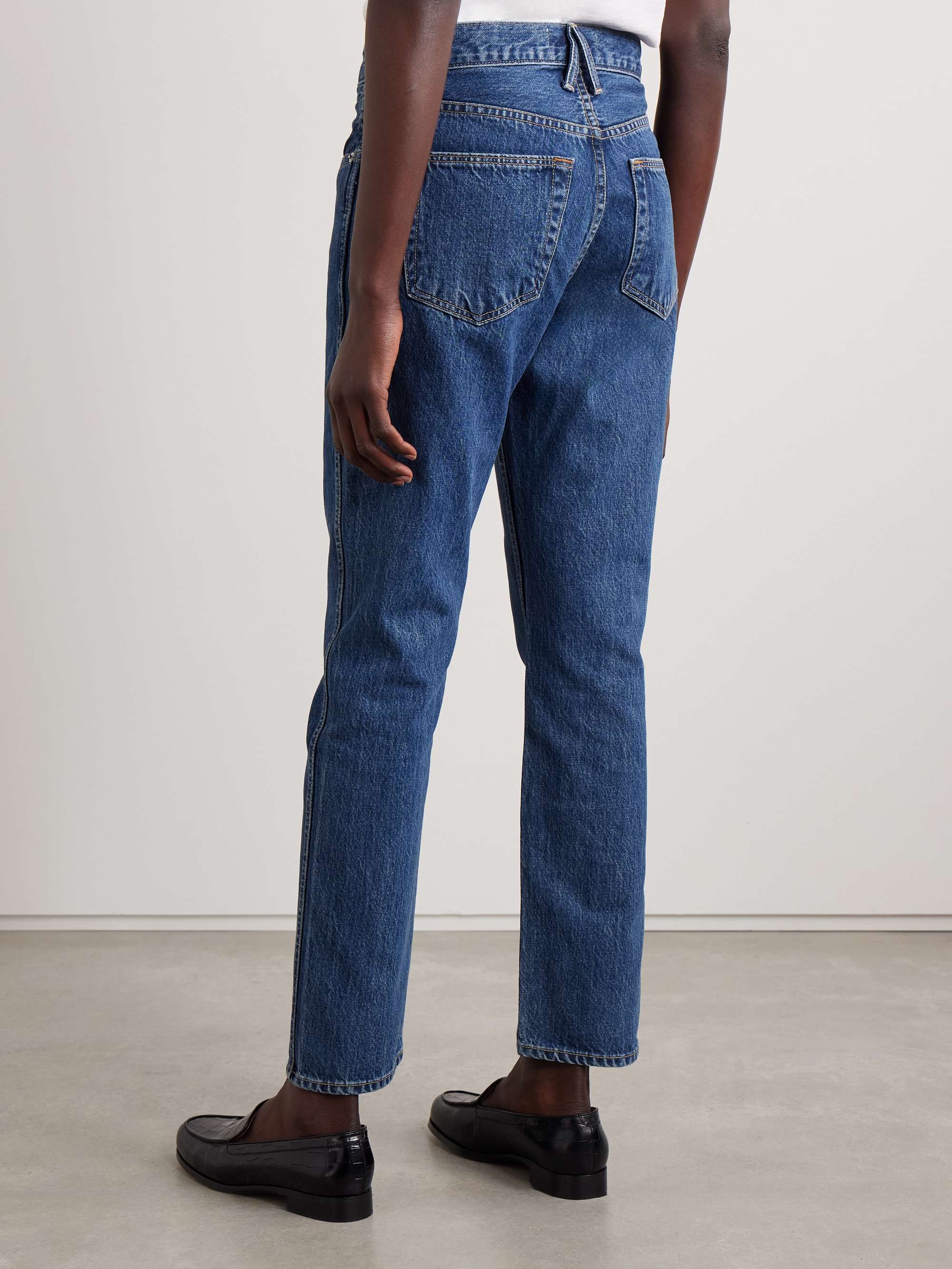 Virginia high-rise slim-leg jeans view