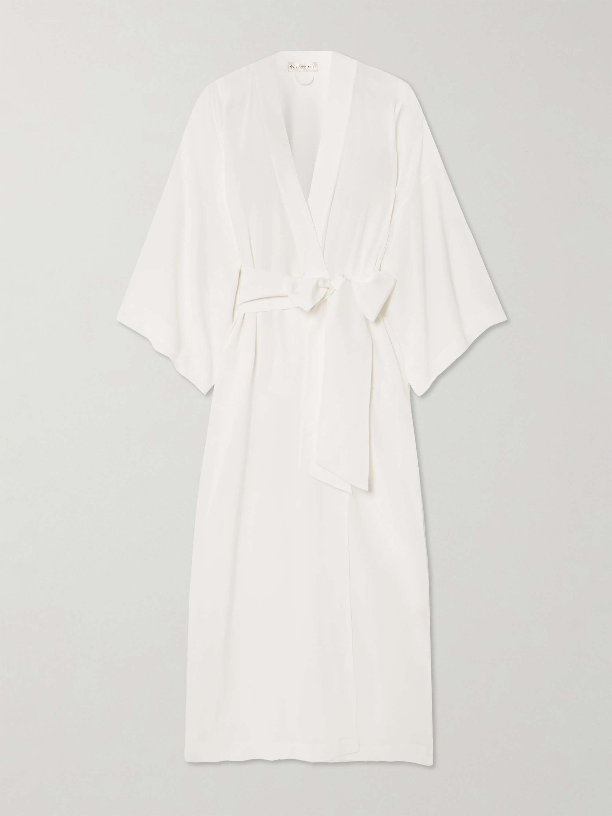 Queenie silk-crepe de chine robe hero visual