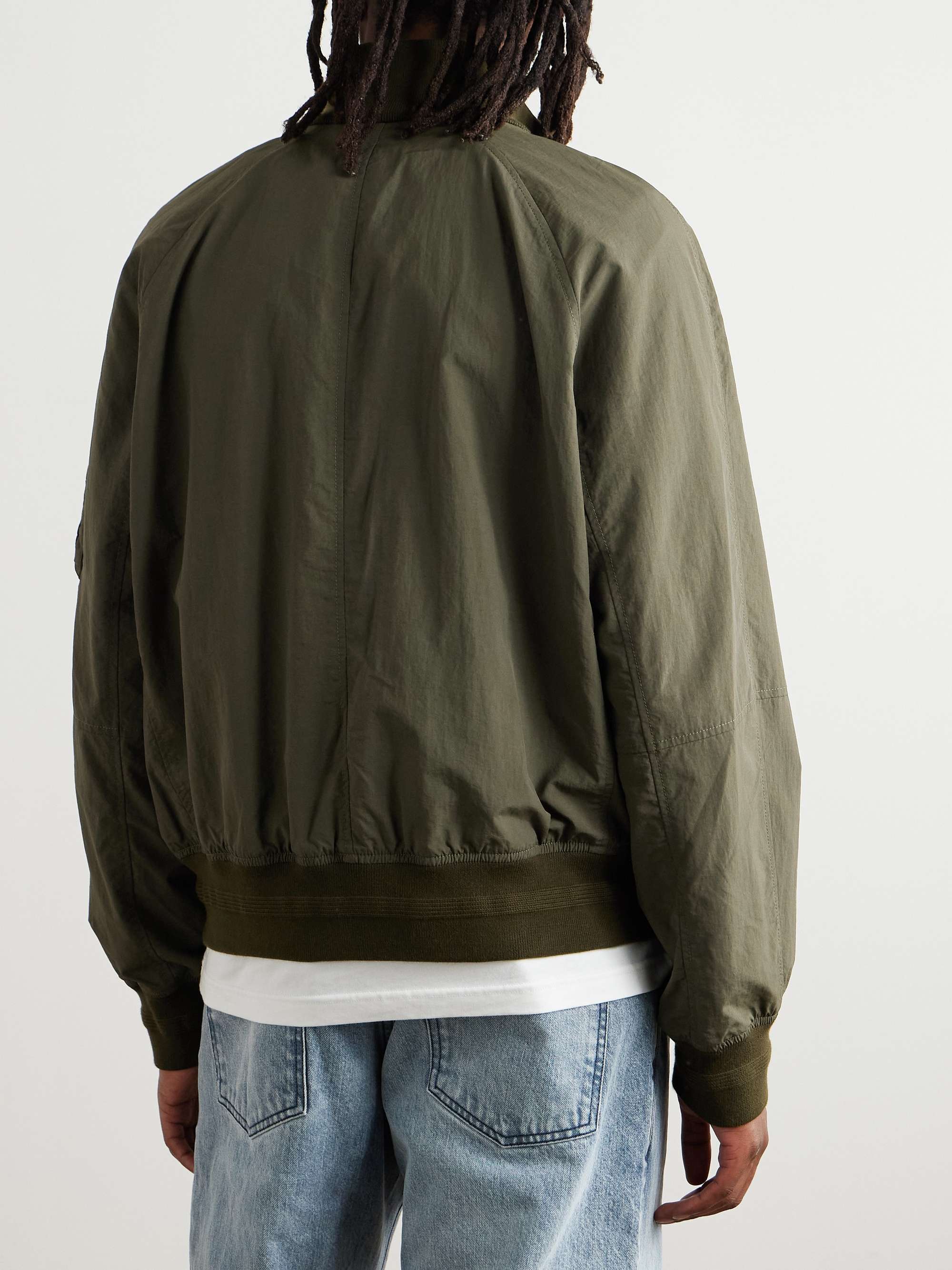 Recycled-Shell Bomber Jacket view