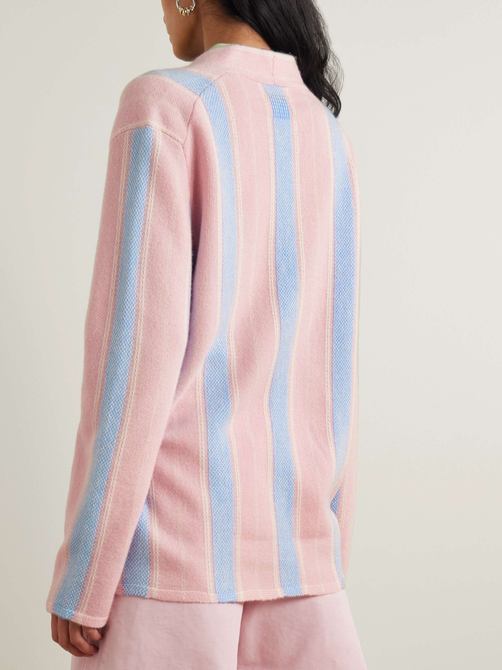 Baja Everywear striped cashmere cardigan view