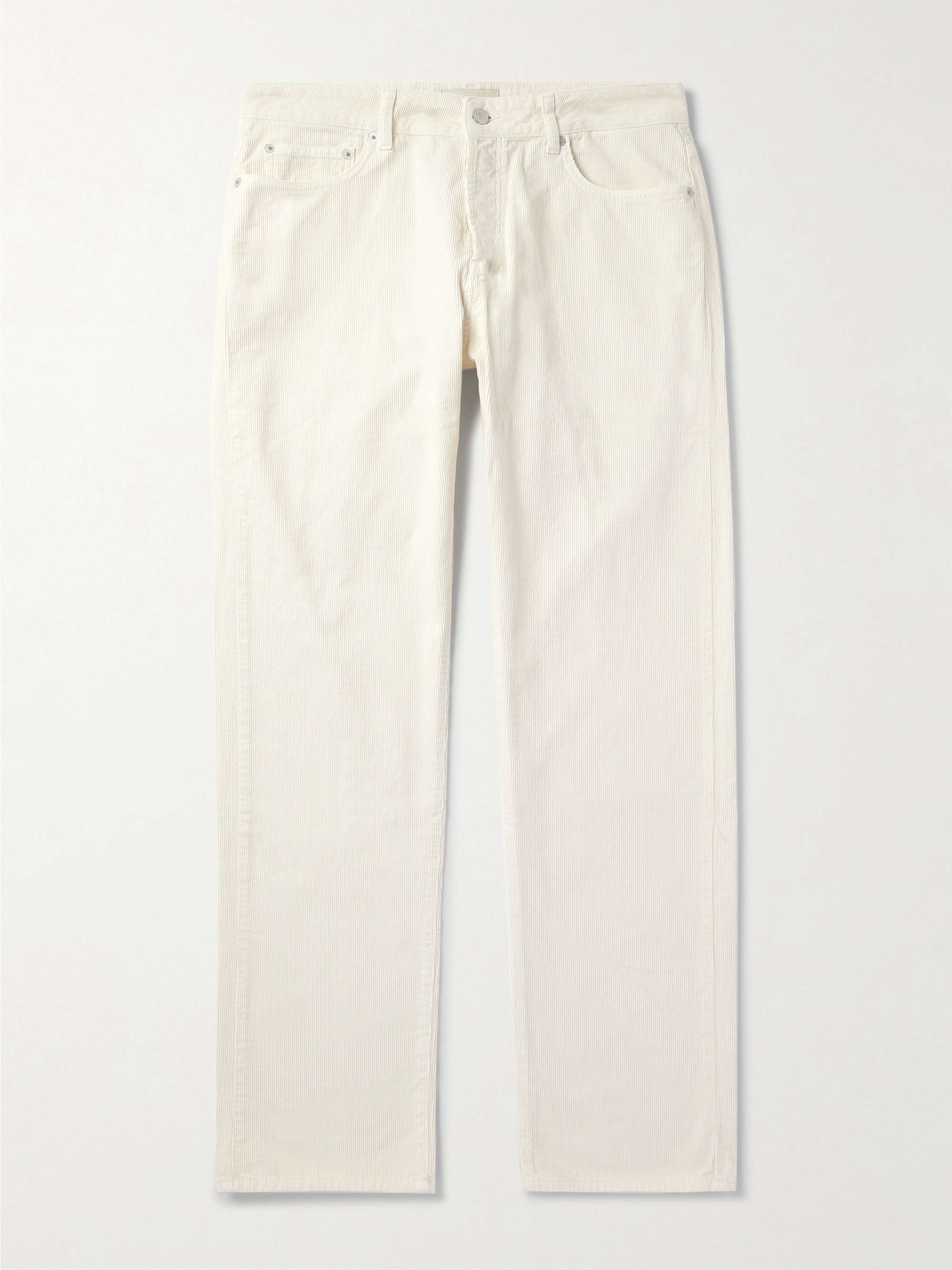 James Slim-Fit Straight-Leg Cotton-Corduroy Trousers hero visual