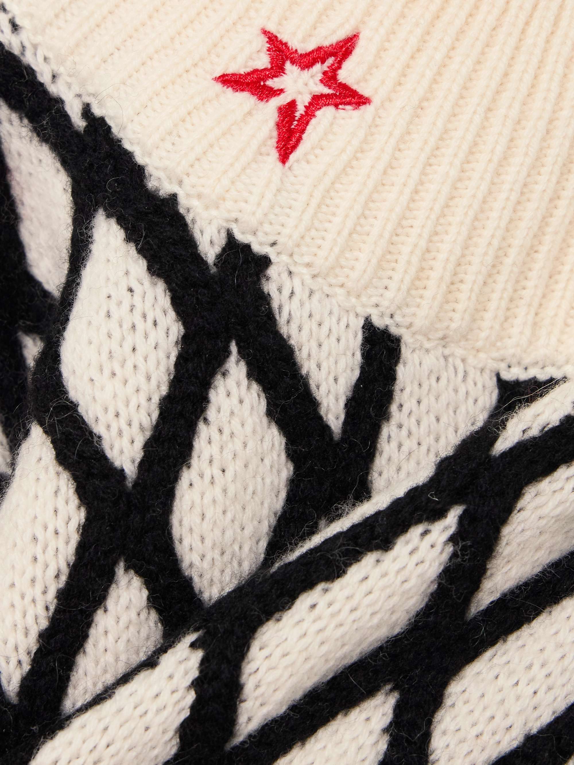 Carving Air wool and cashmere-blend jacquard sweater view