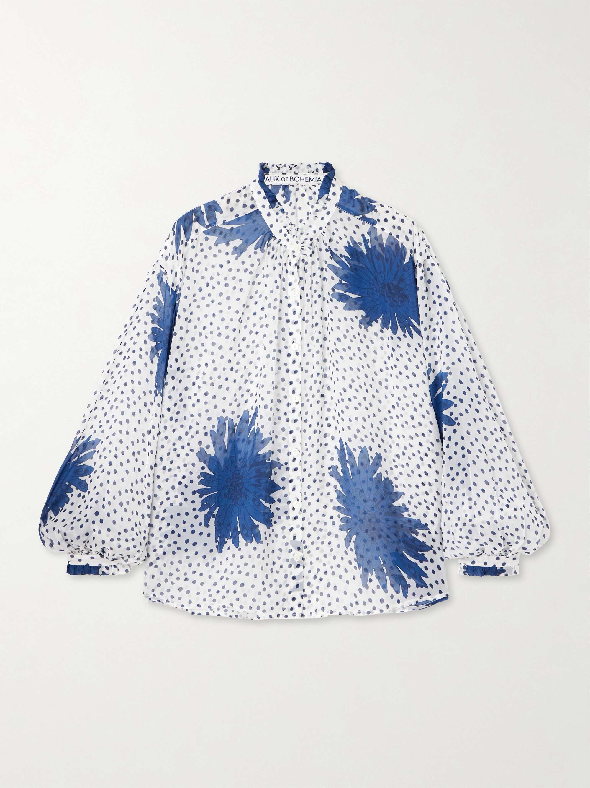 Poet printed voile shirt hero visual