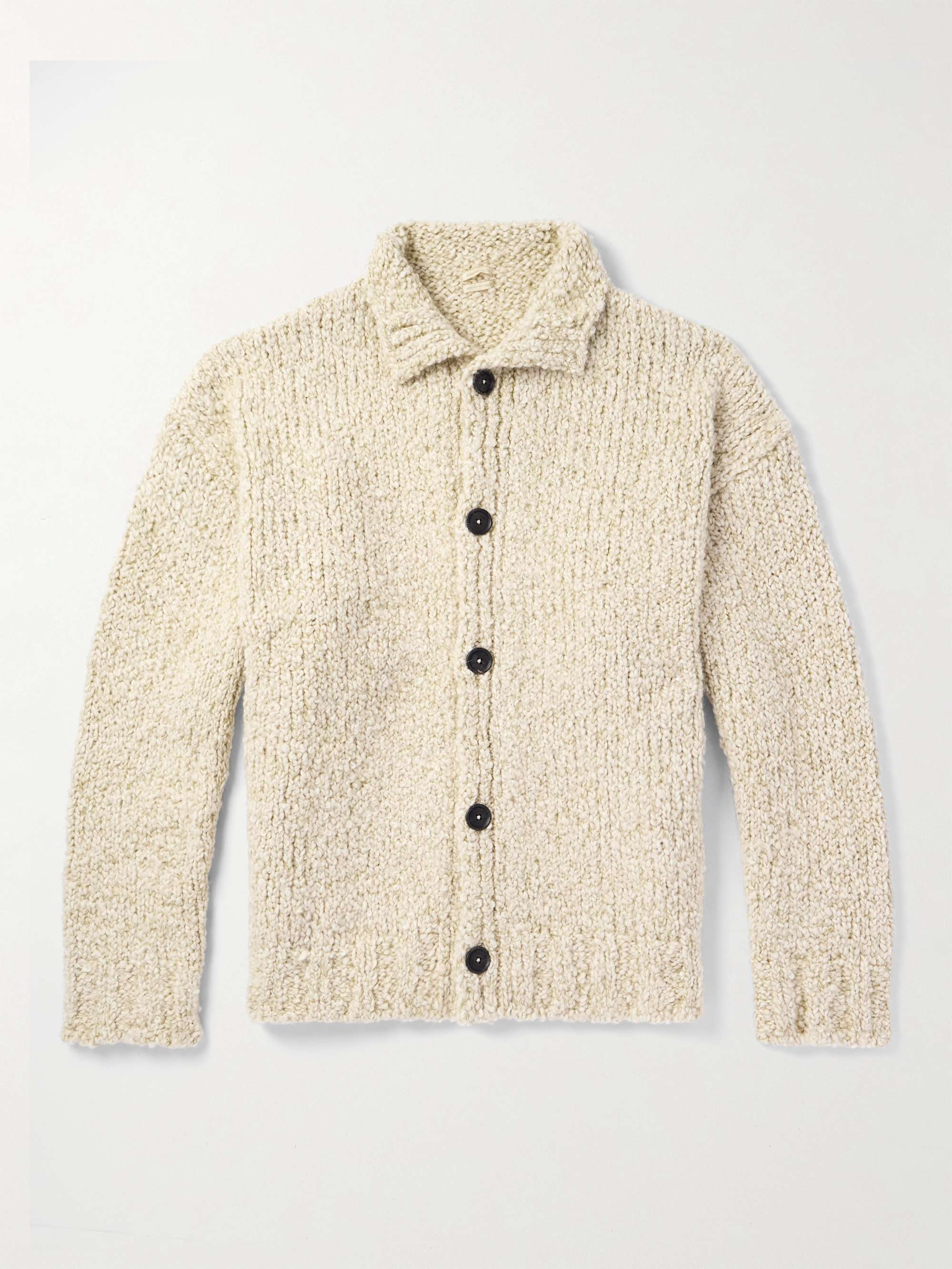 Wool, Alpaca, Mohair and Silk-Blend Cardigan hero visual