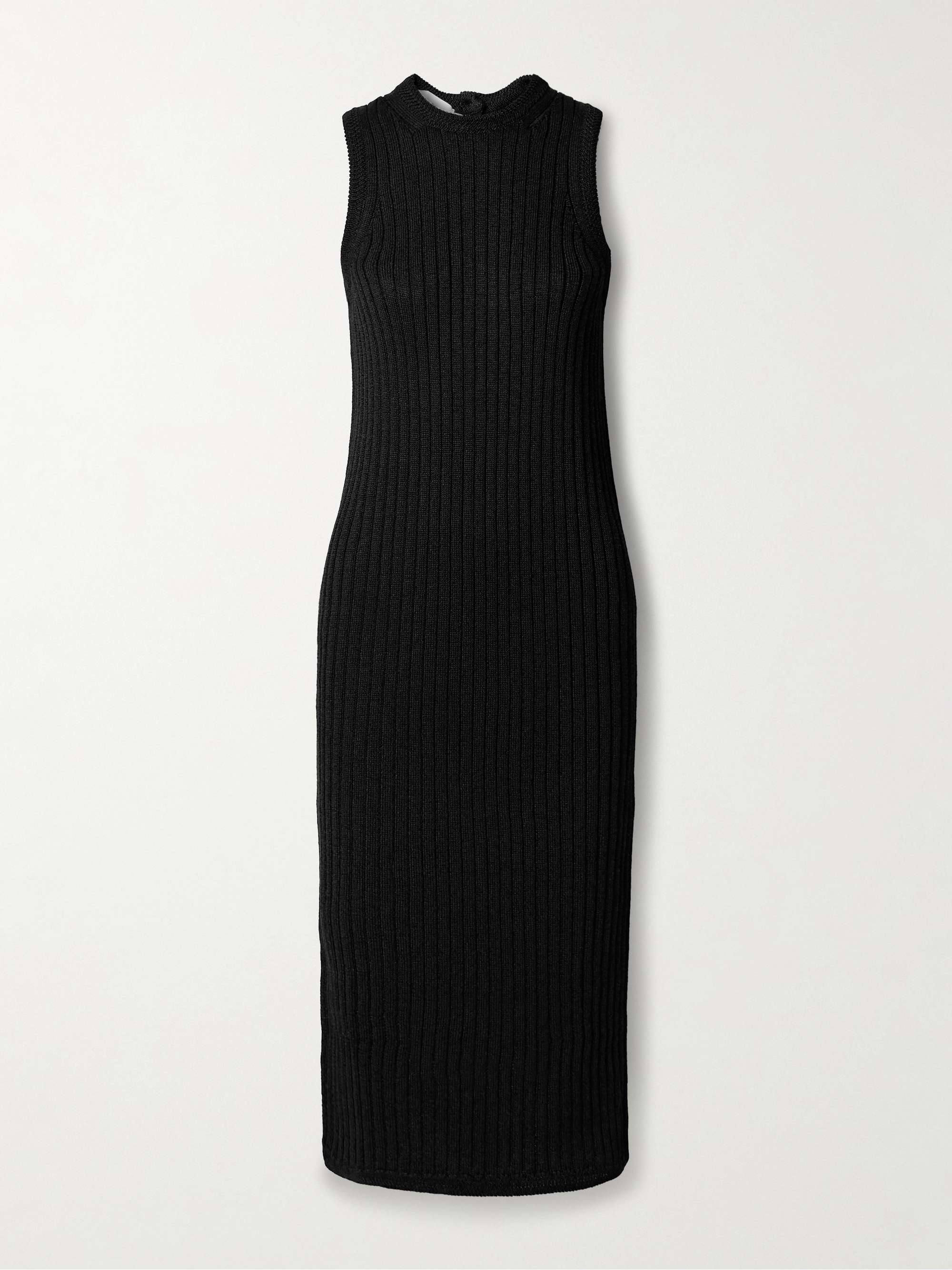 Leighton ribbed-knit midi dress hero visual