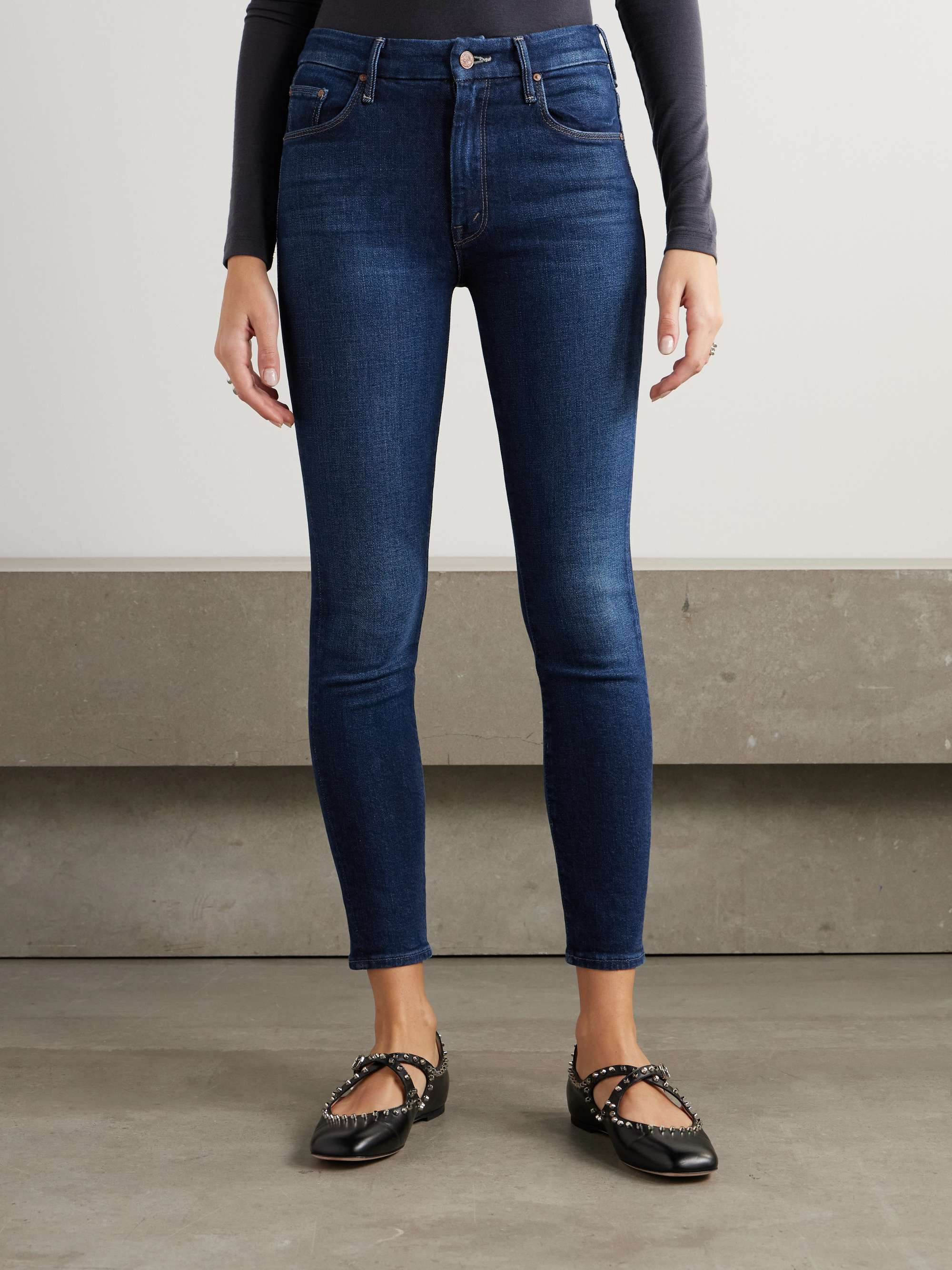 Looker high-rise skinny jeans view
