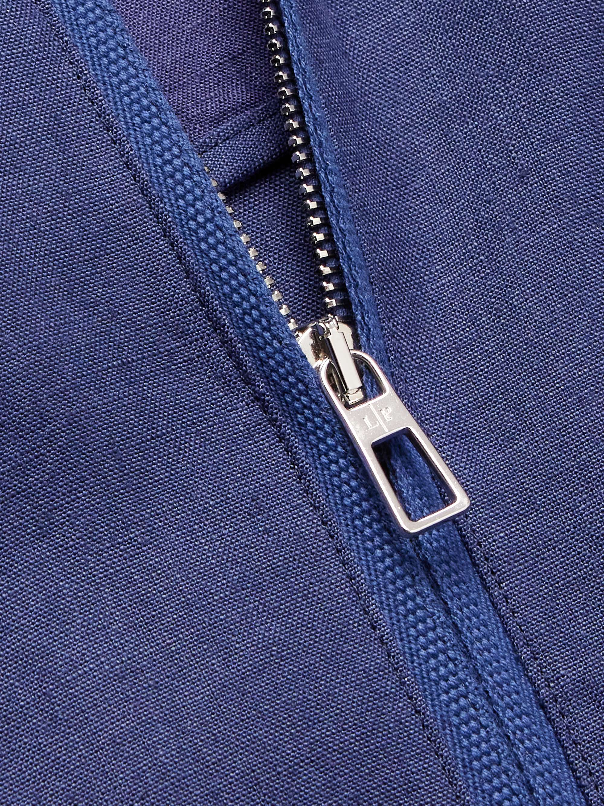 Linen Half-Zip Jacket view