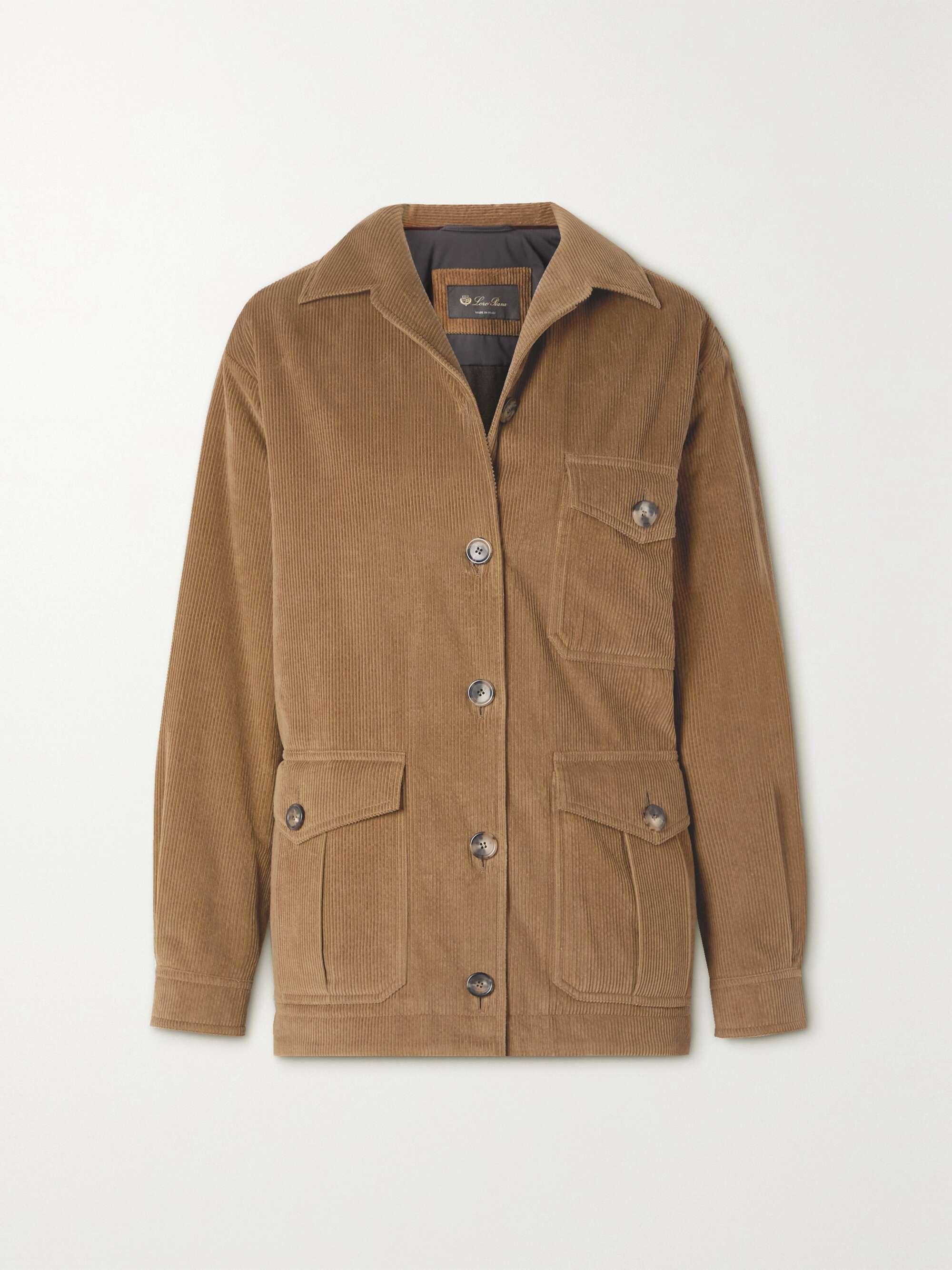 Padded cotton-corduroy jacket hero visual
