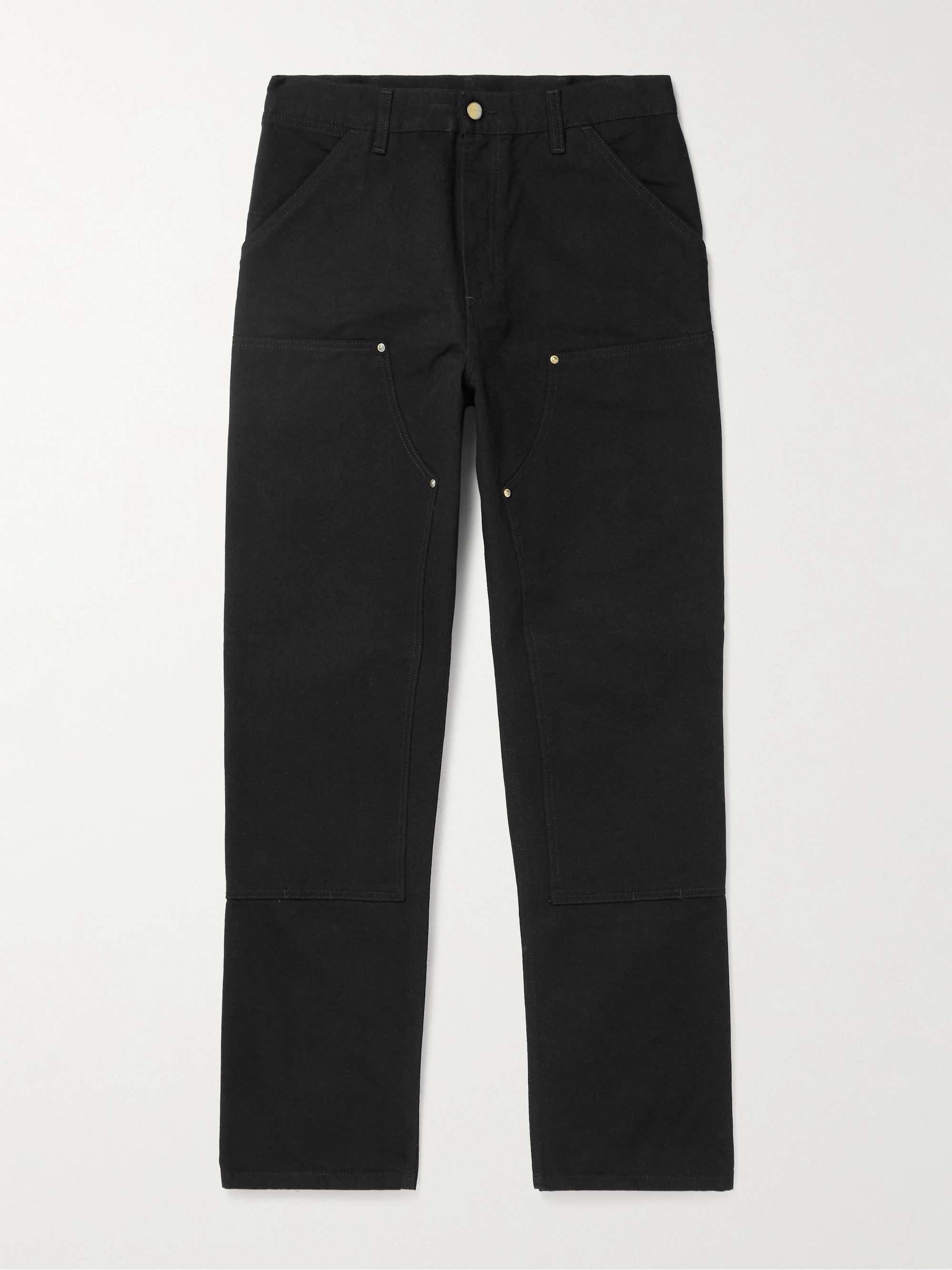 Double Knee Straight-Leg Cotton-Canvas Carpenter Trousers hero visual