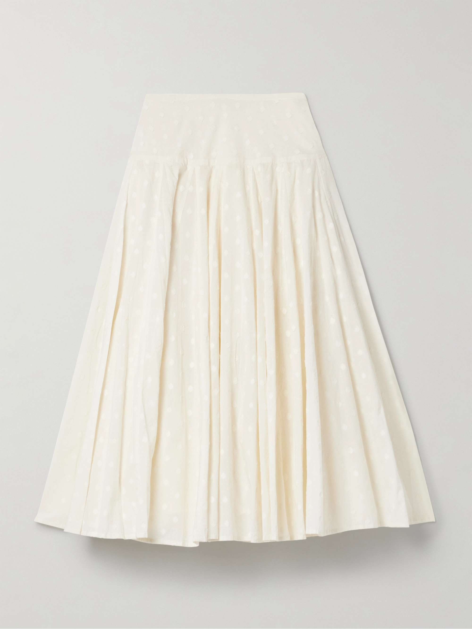 Luisa fil coupé cotton-voile midi skirt hero visual