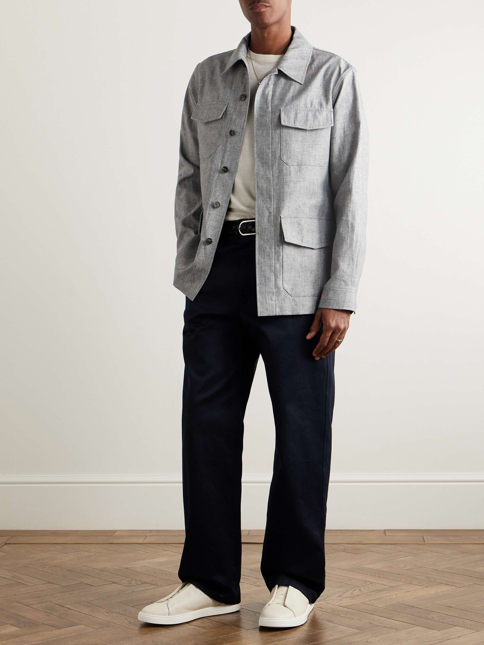 Linen Field Jacket view