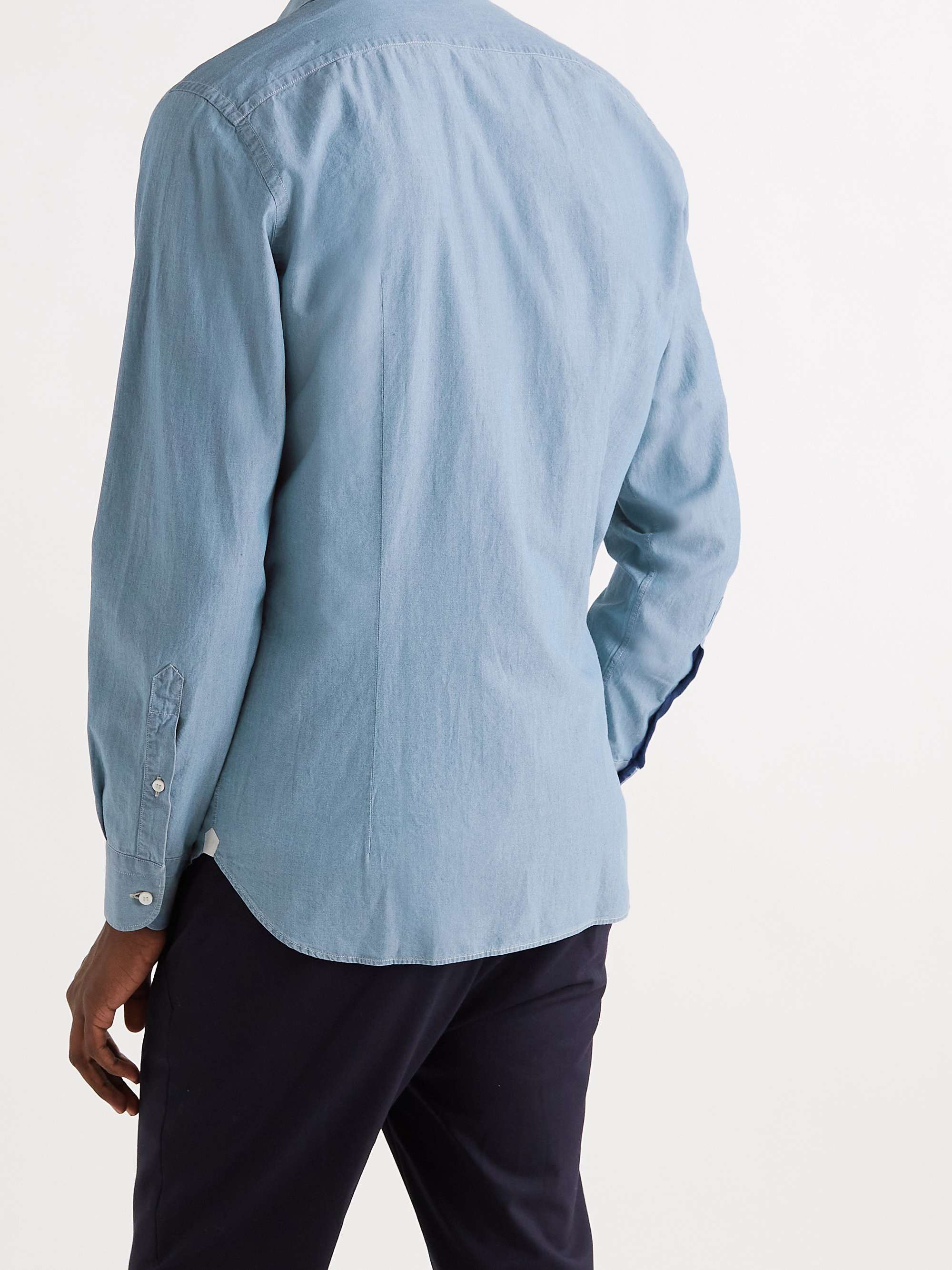 Arthur Preston Cotton-Chambray Shirt view