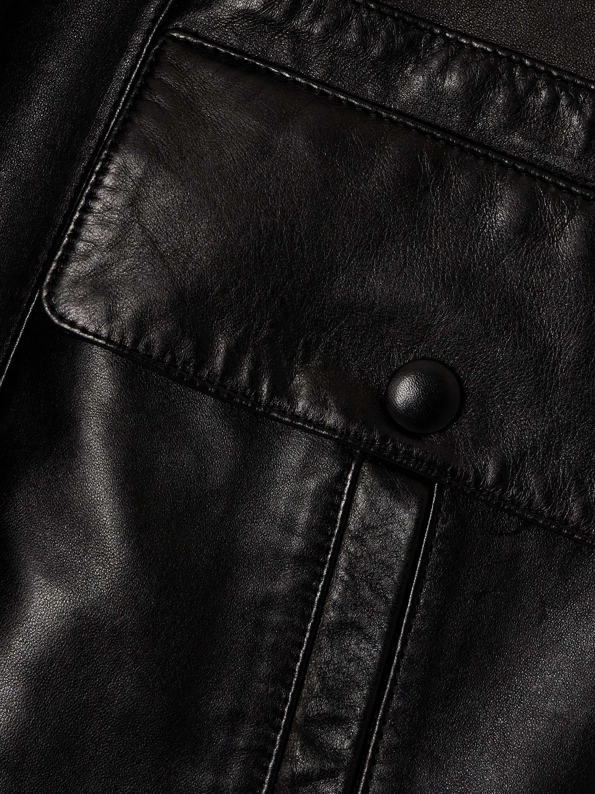 Leather jacket view