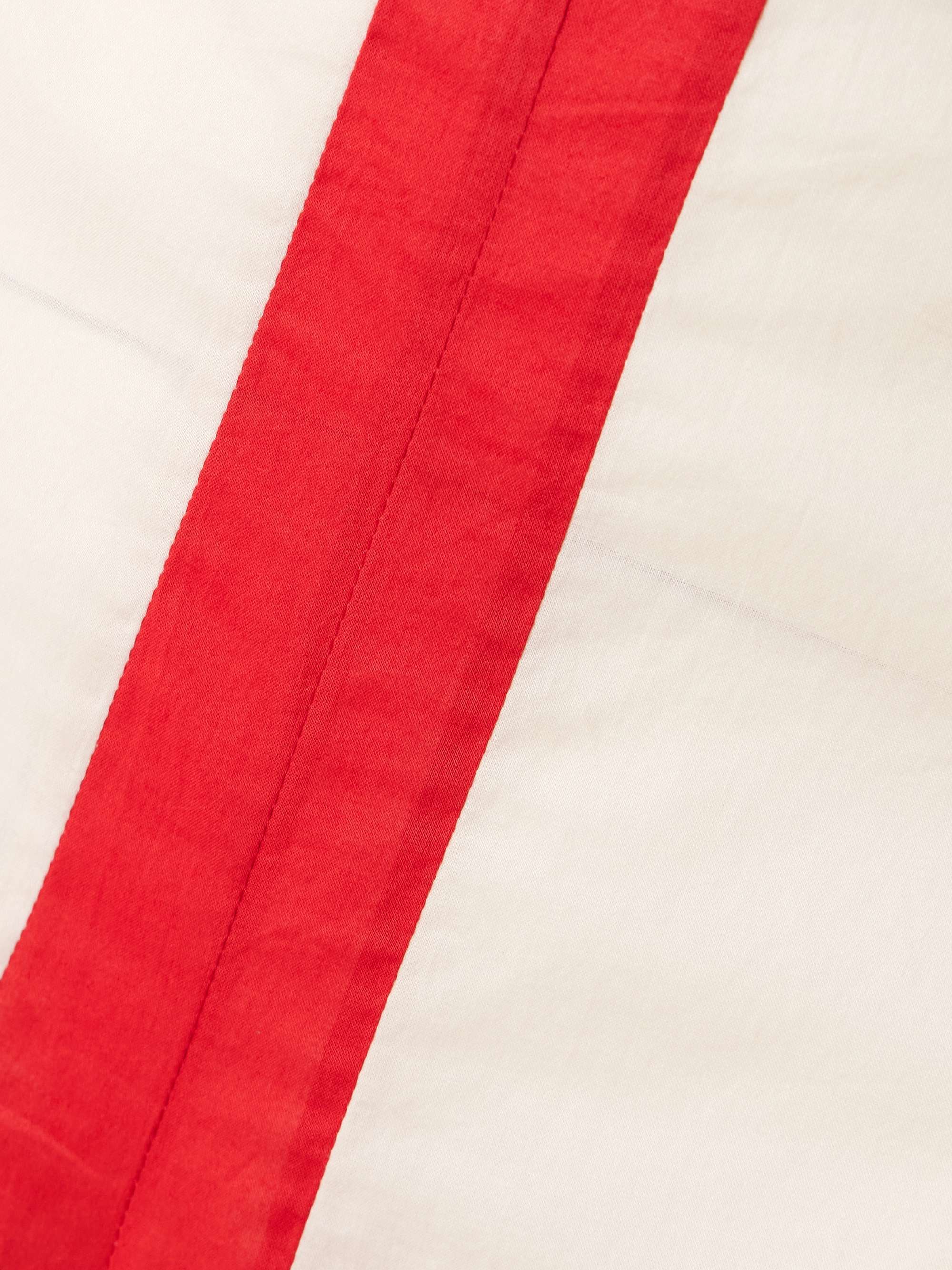 Liberty striped cotton straight-leg pants view