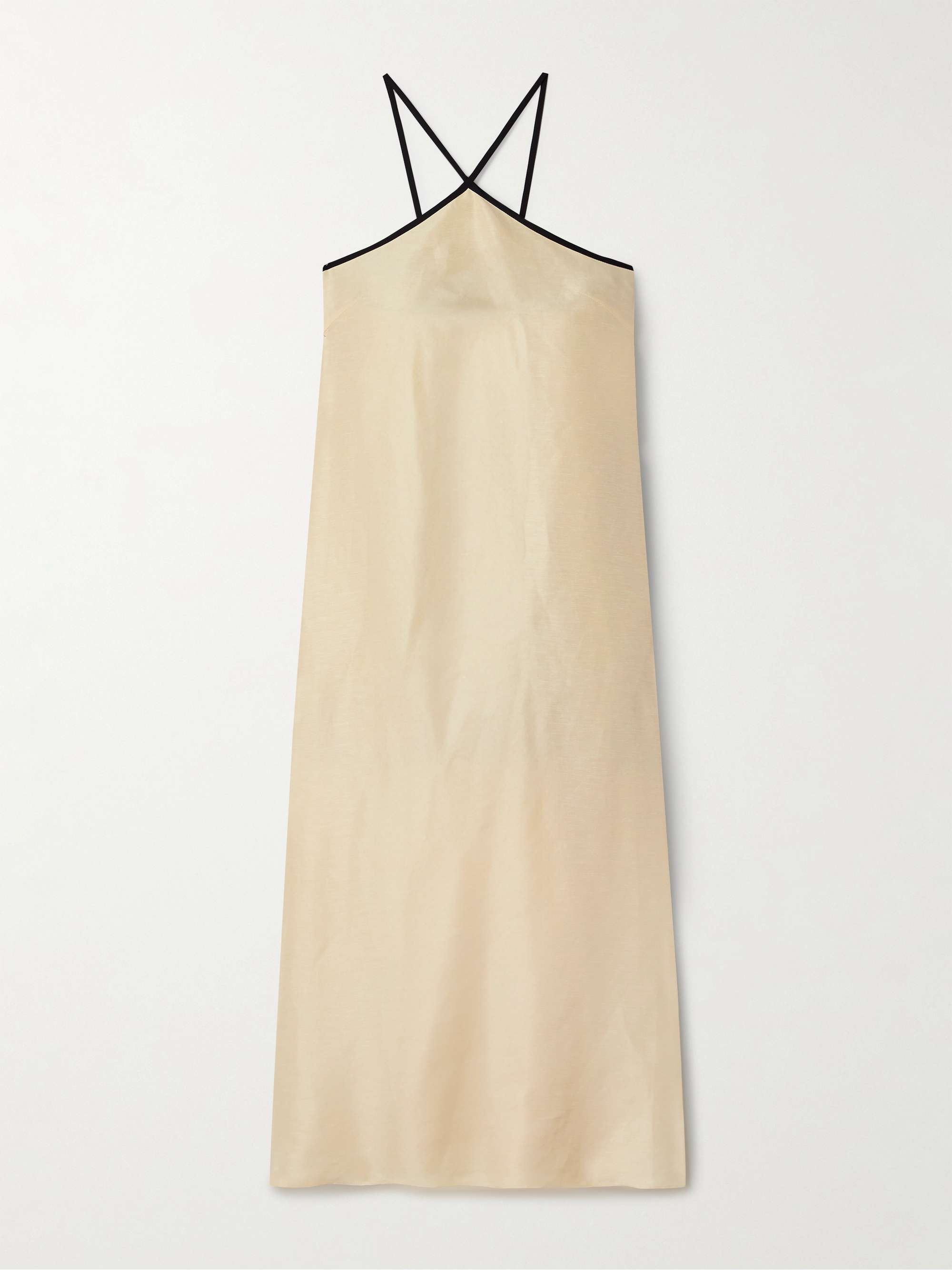 Helena linen-blend midi dress hero visual