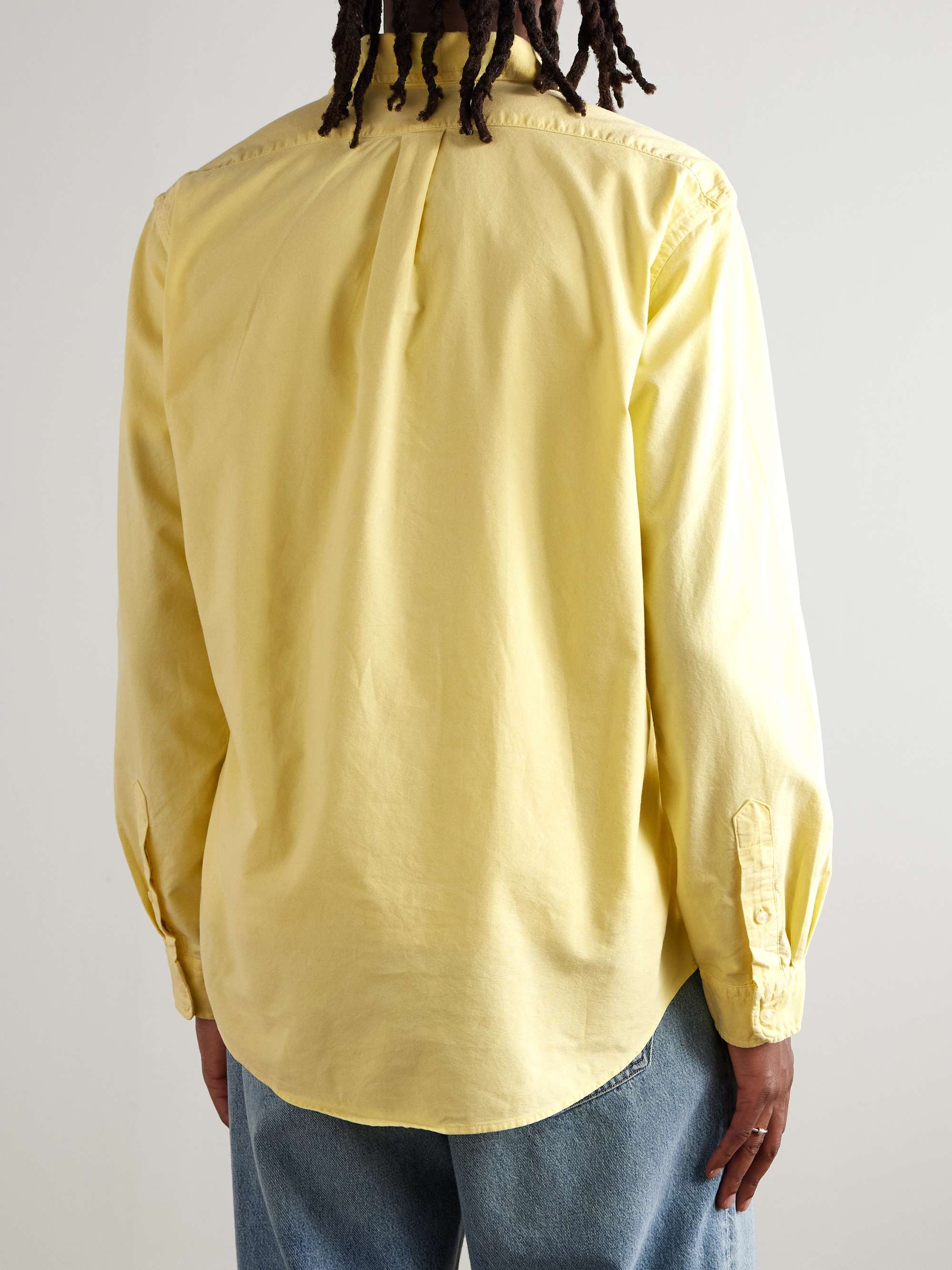 Logo-Embroidered Cotton Oxford Shirt view