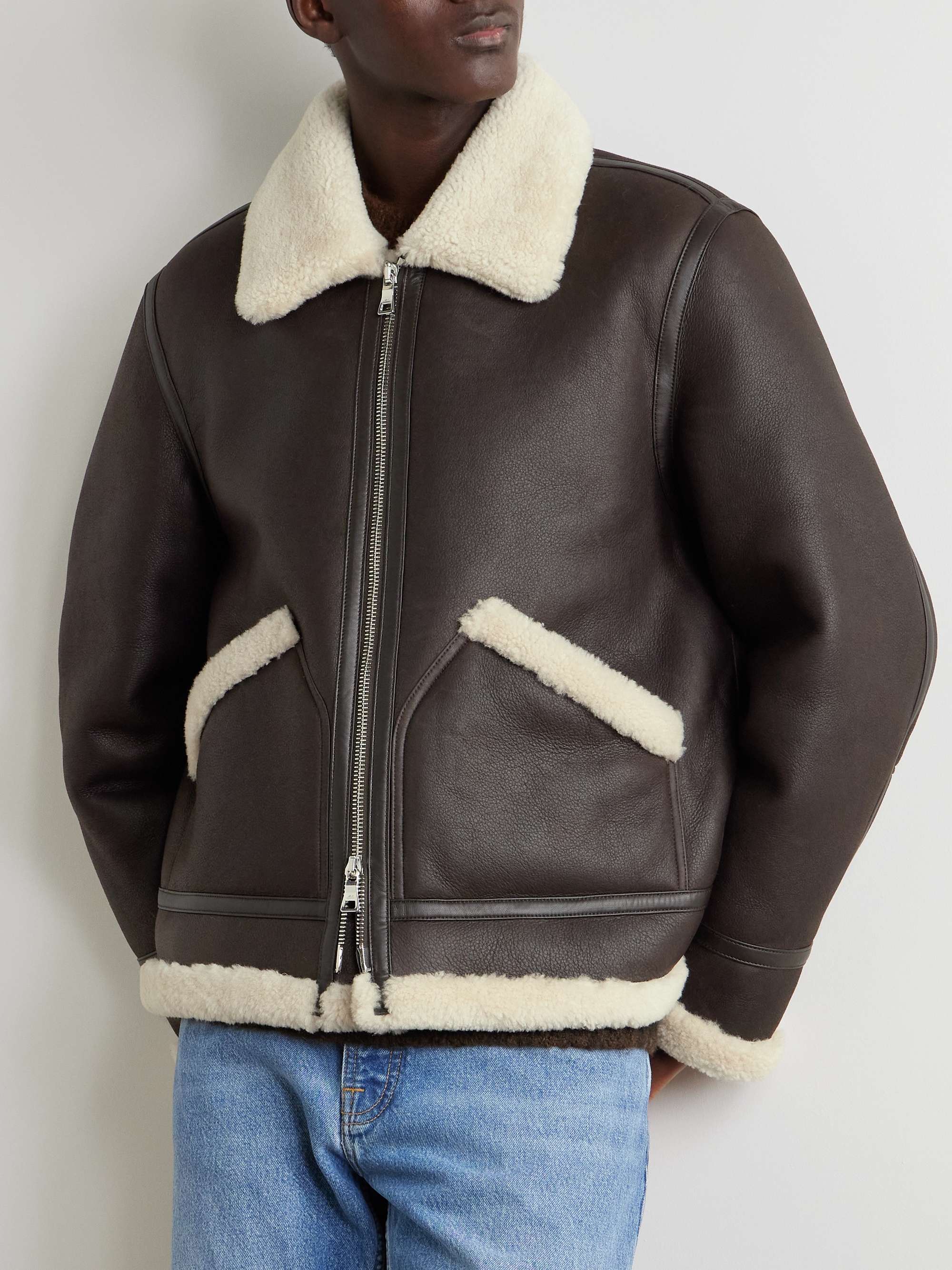 Shearling Aviator Jacket view