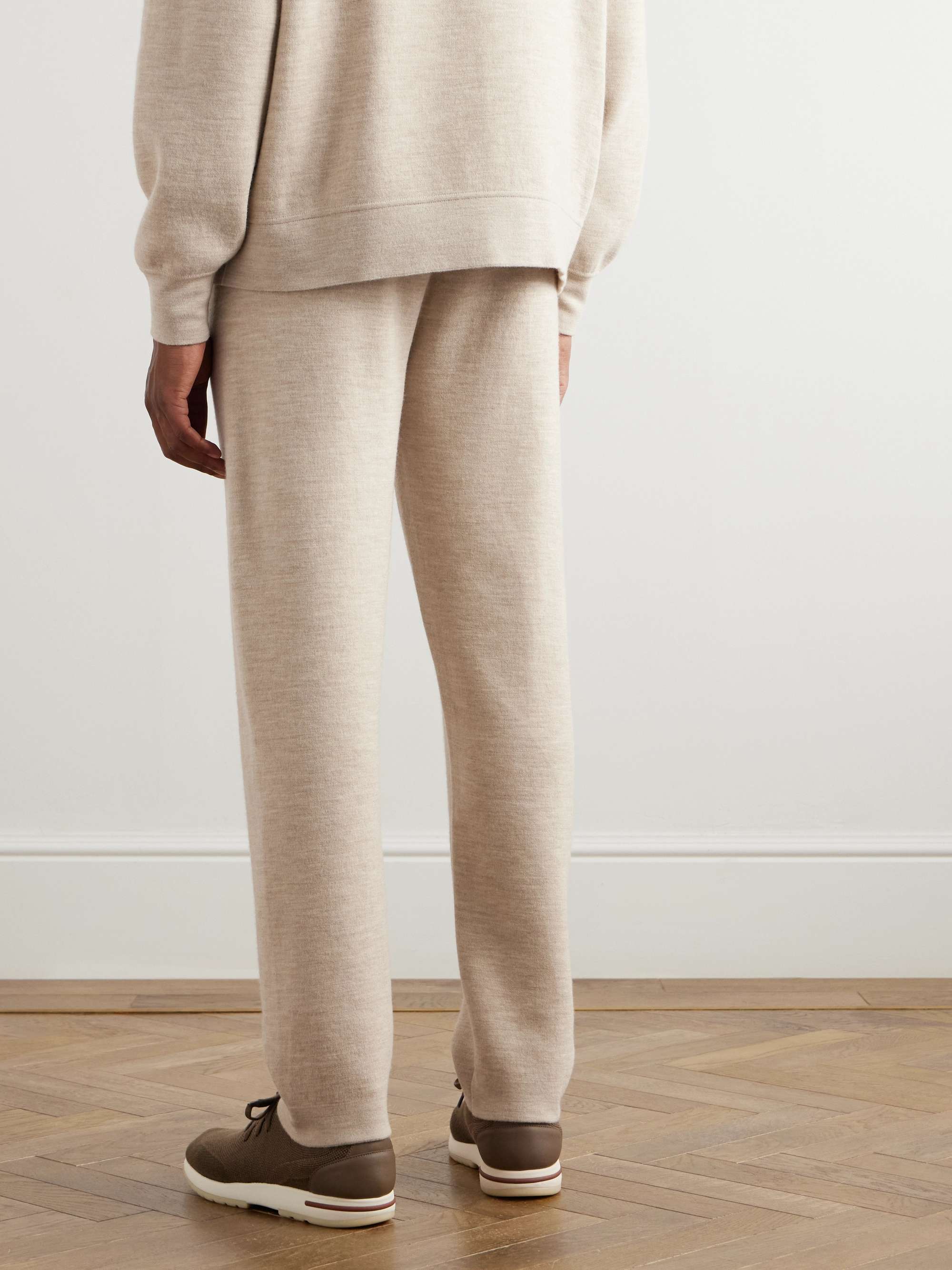Sassiglioni Straight-Leg Wool Sweatpants view
