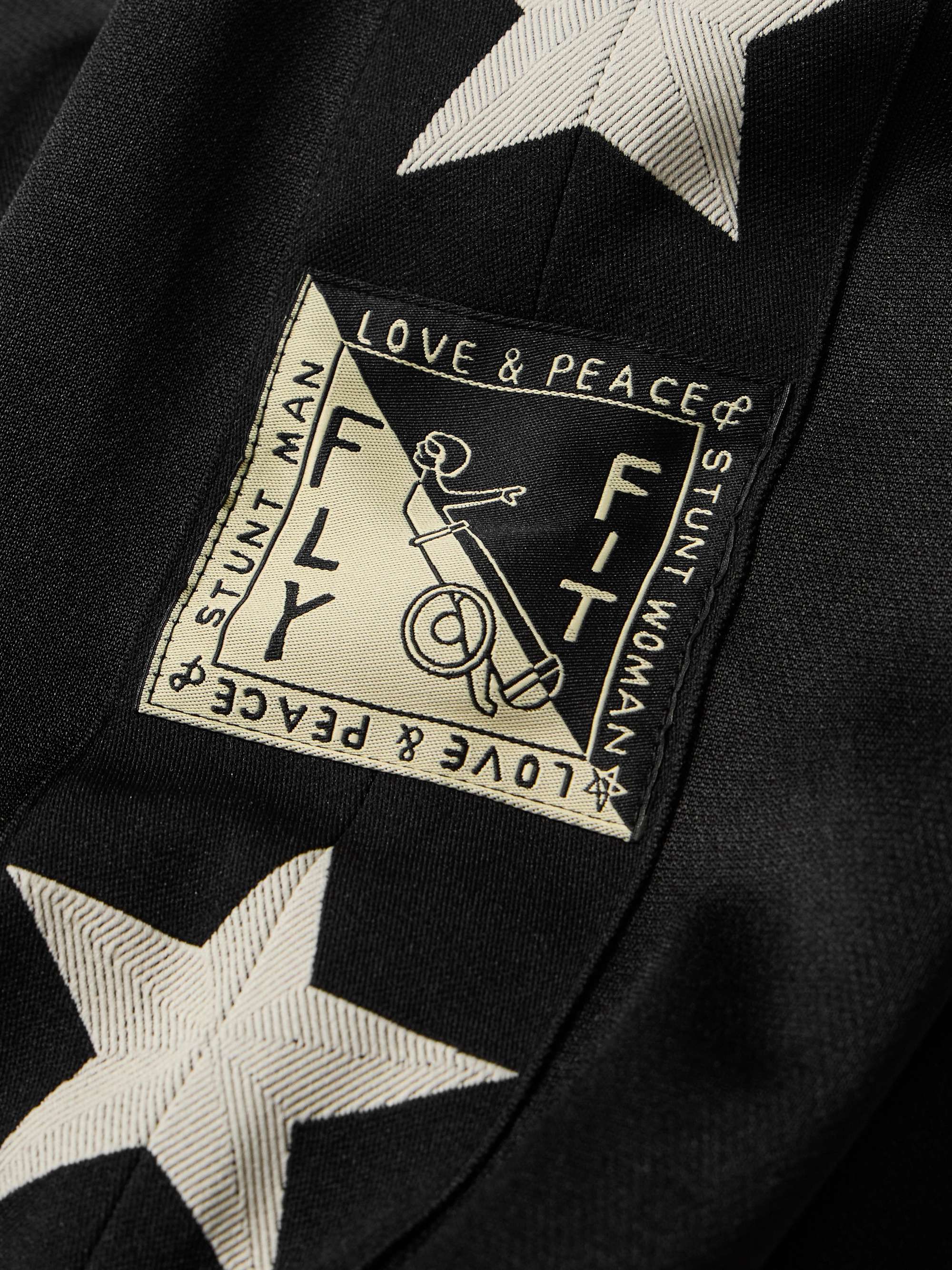 Printed Tech-Jersey Track Jacket view