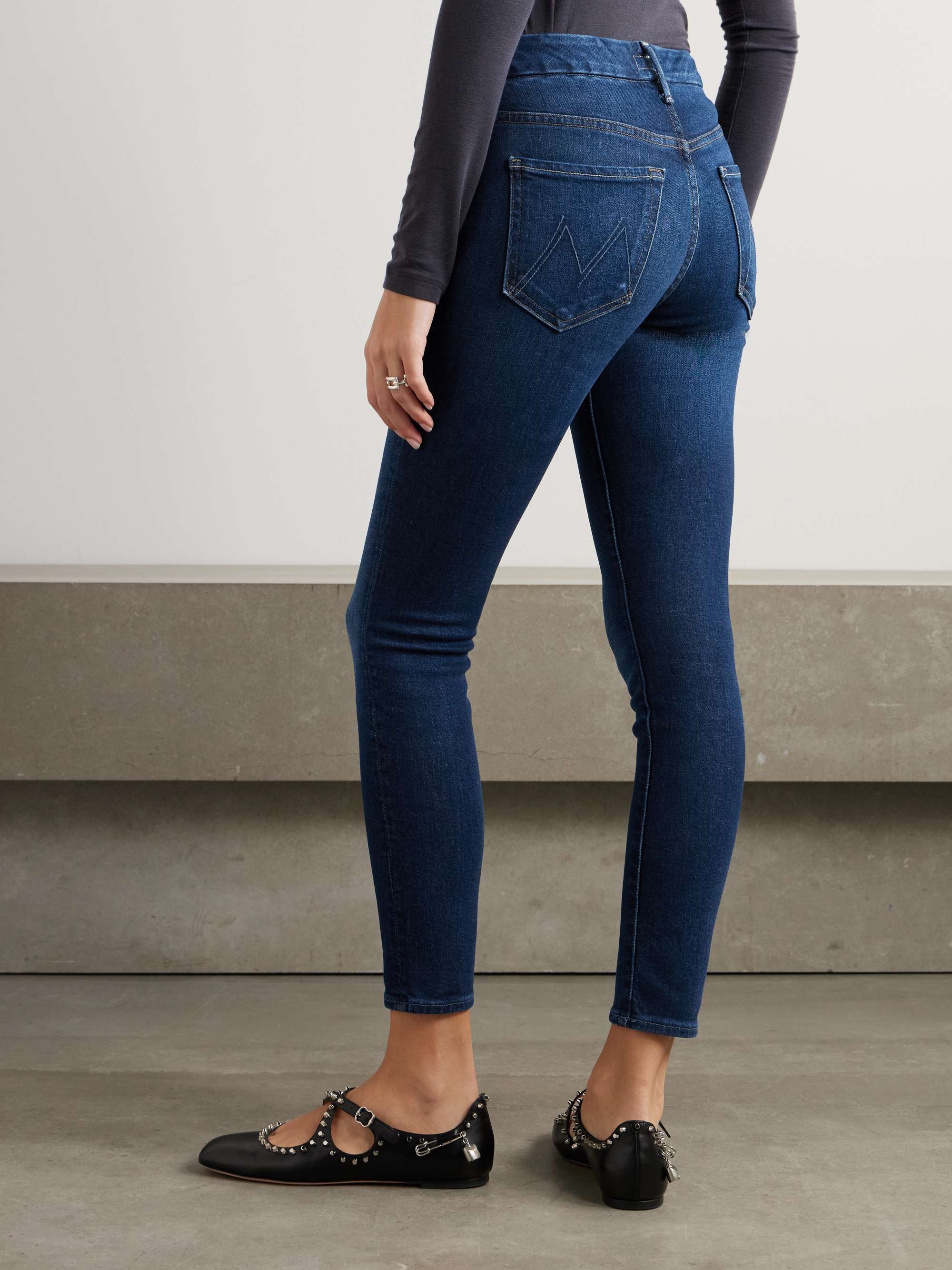 Looker high-rise skinny jeans view