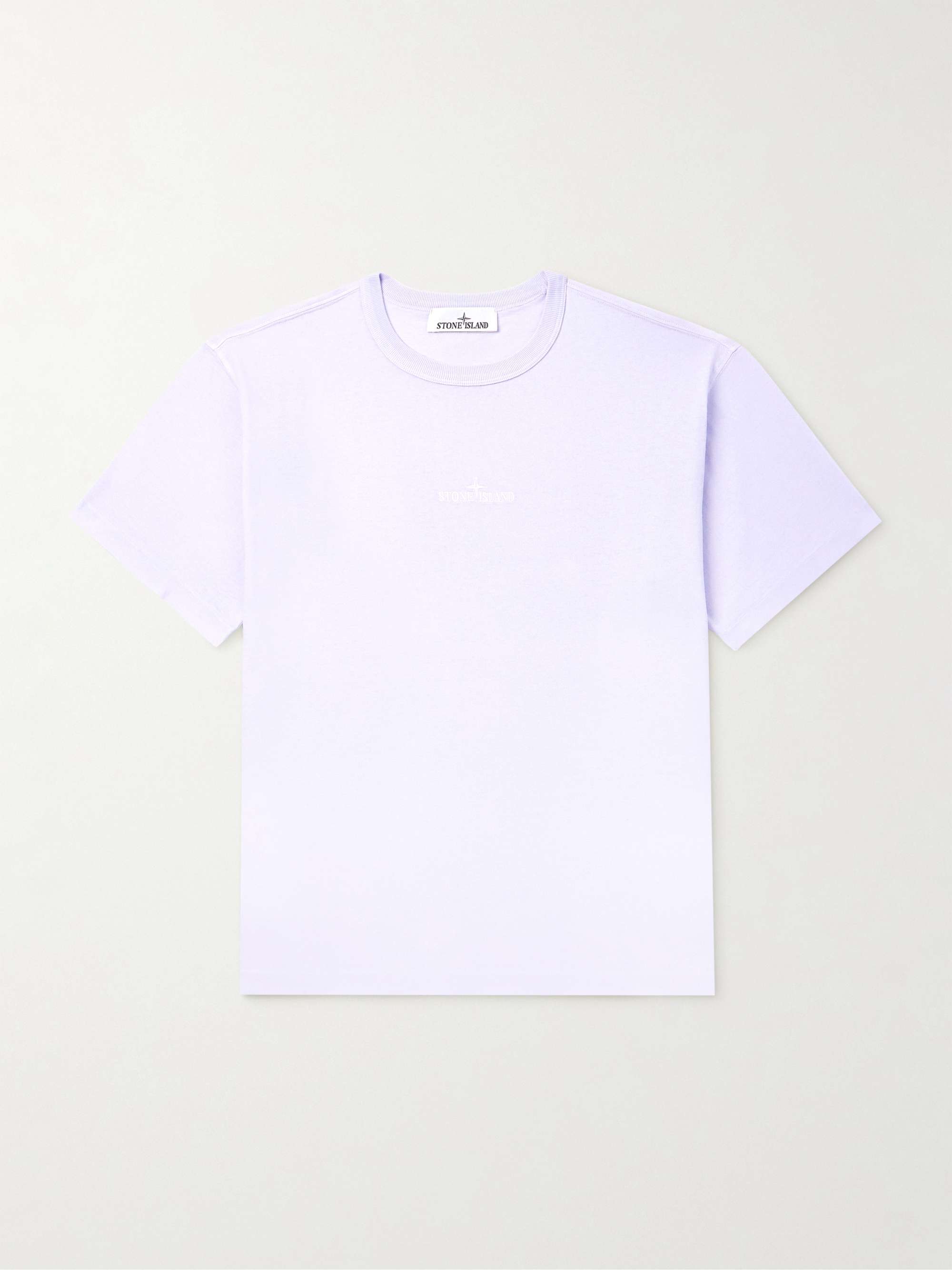 Logo-Embroidered Garment-Dyed Organic Cotton-Jersey T-Shirt hero visual