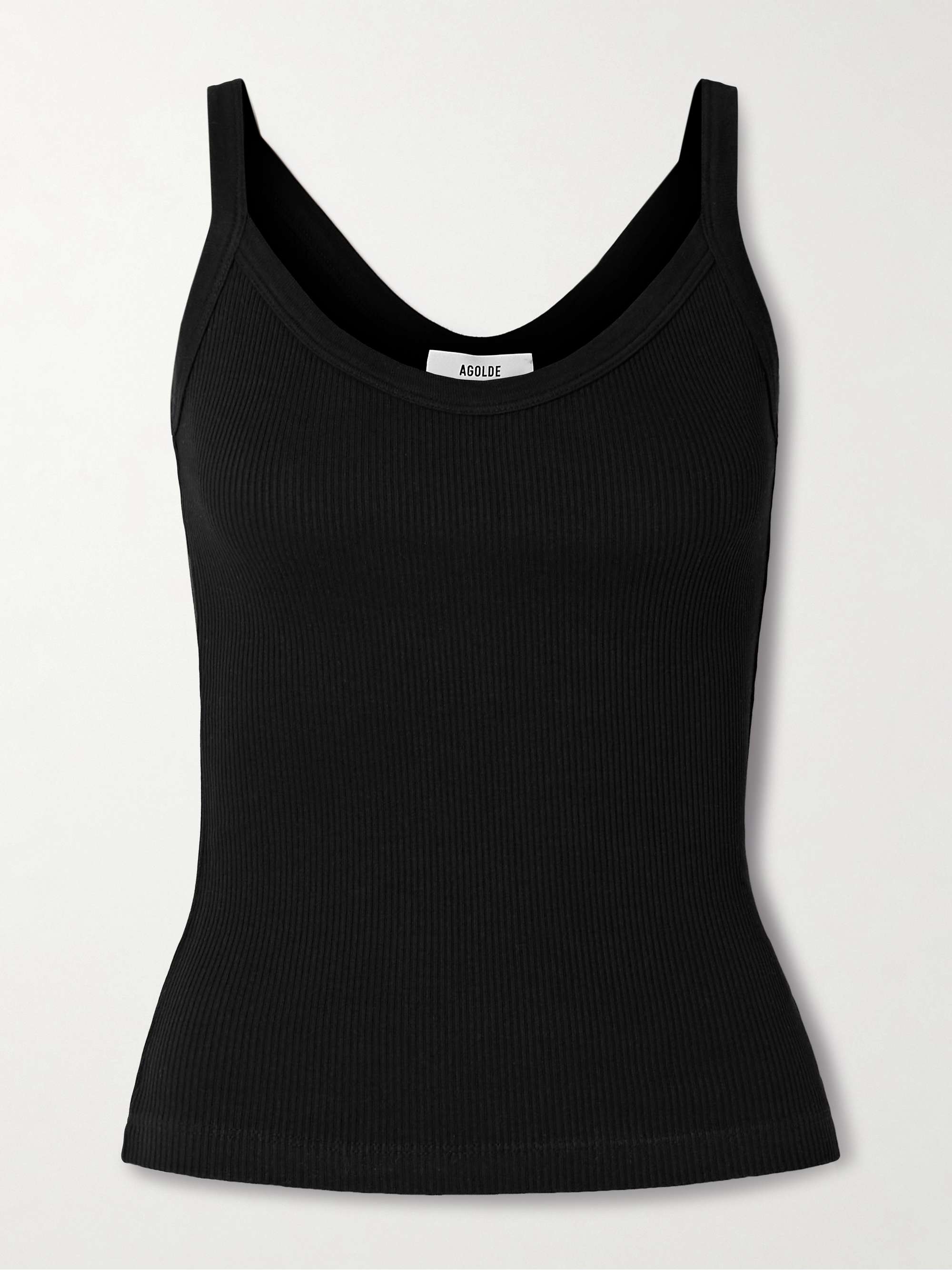 Jordan ribbed stretch-organic cotton and TENCEL™ Lyocell-blend tank hero visual