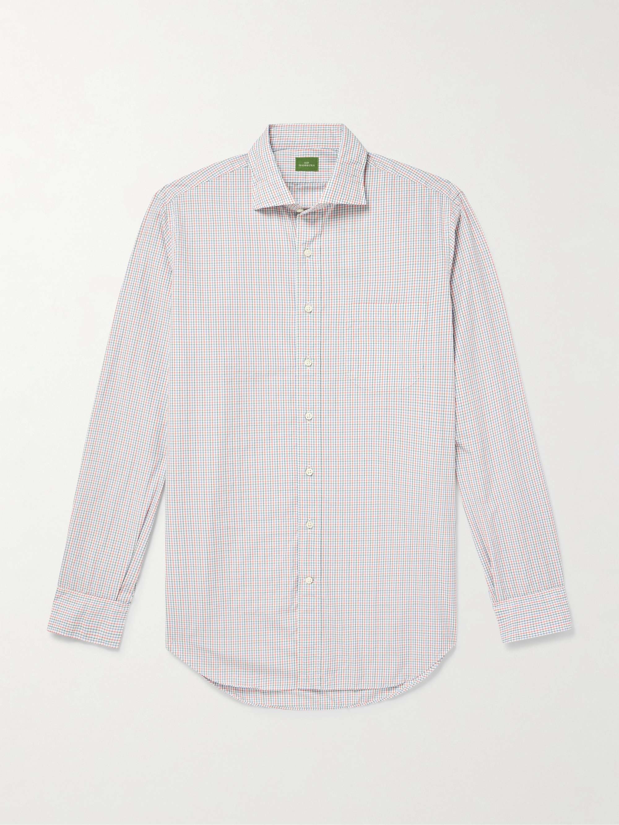 Checked Cotton-Poplin Shirt hero visual