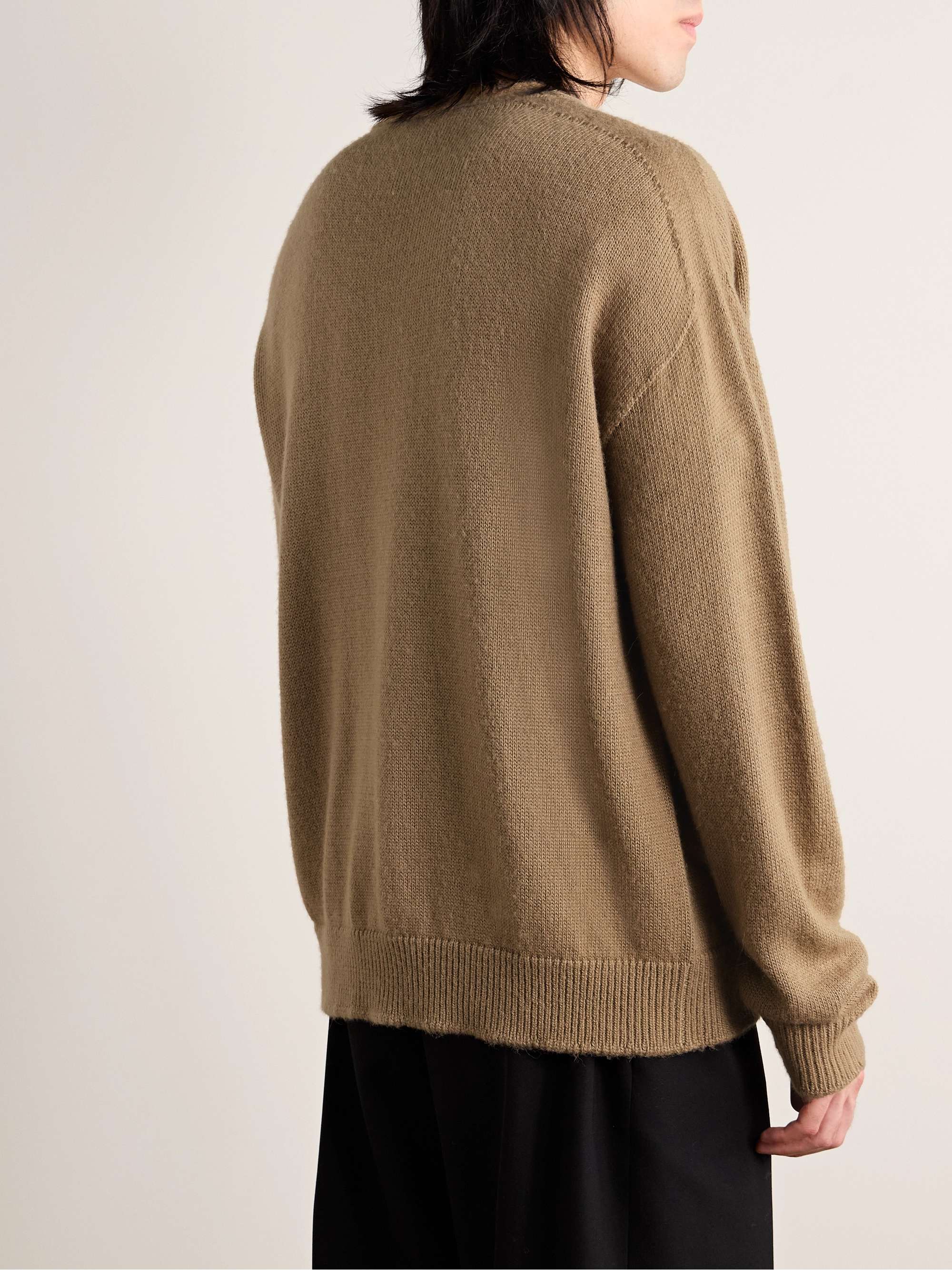 Sheldon Llama Wool-Blend Cardigan view