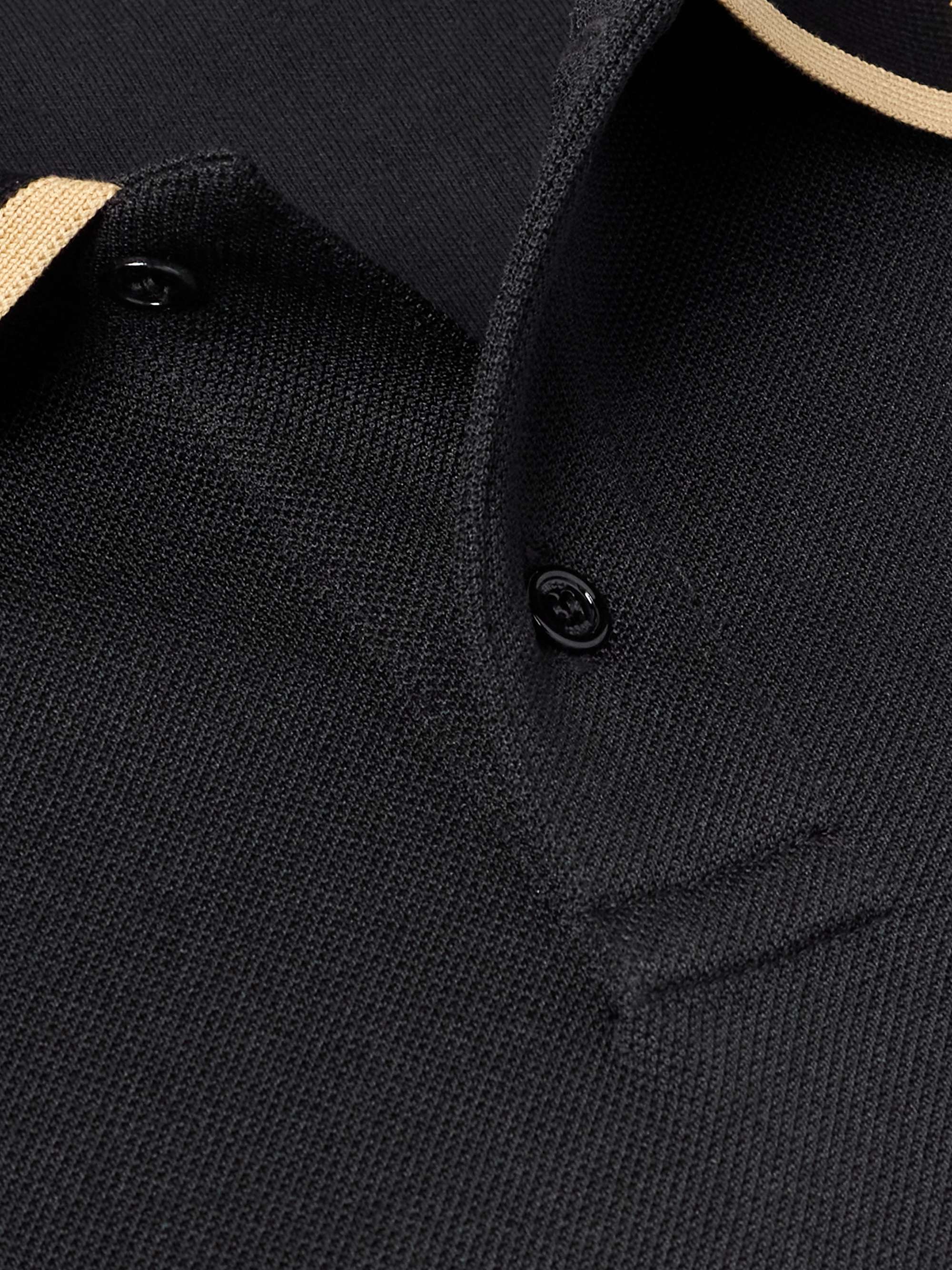 Logo-Appliquéd Piqué Polo Shirt view