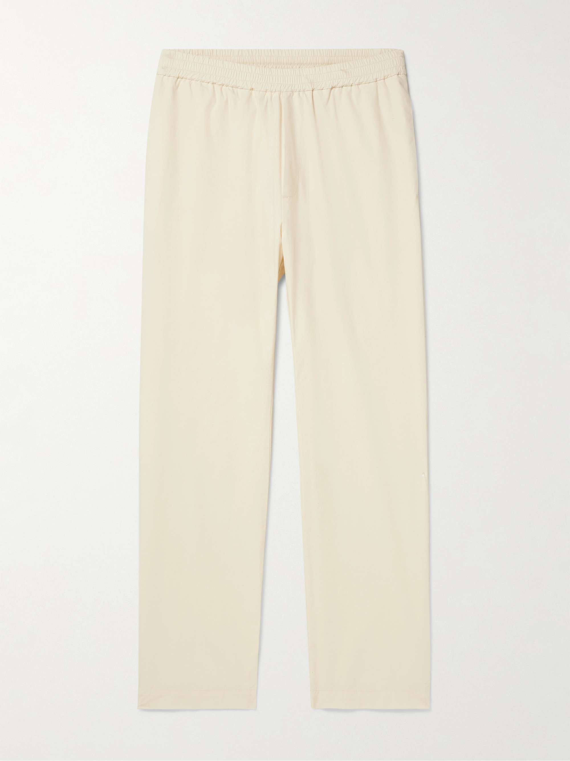 Bativoga Straight-Leg Garment-Dyed Cotton-Blend Trousers hero visual