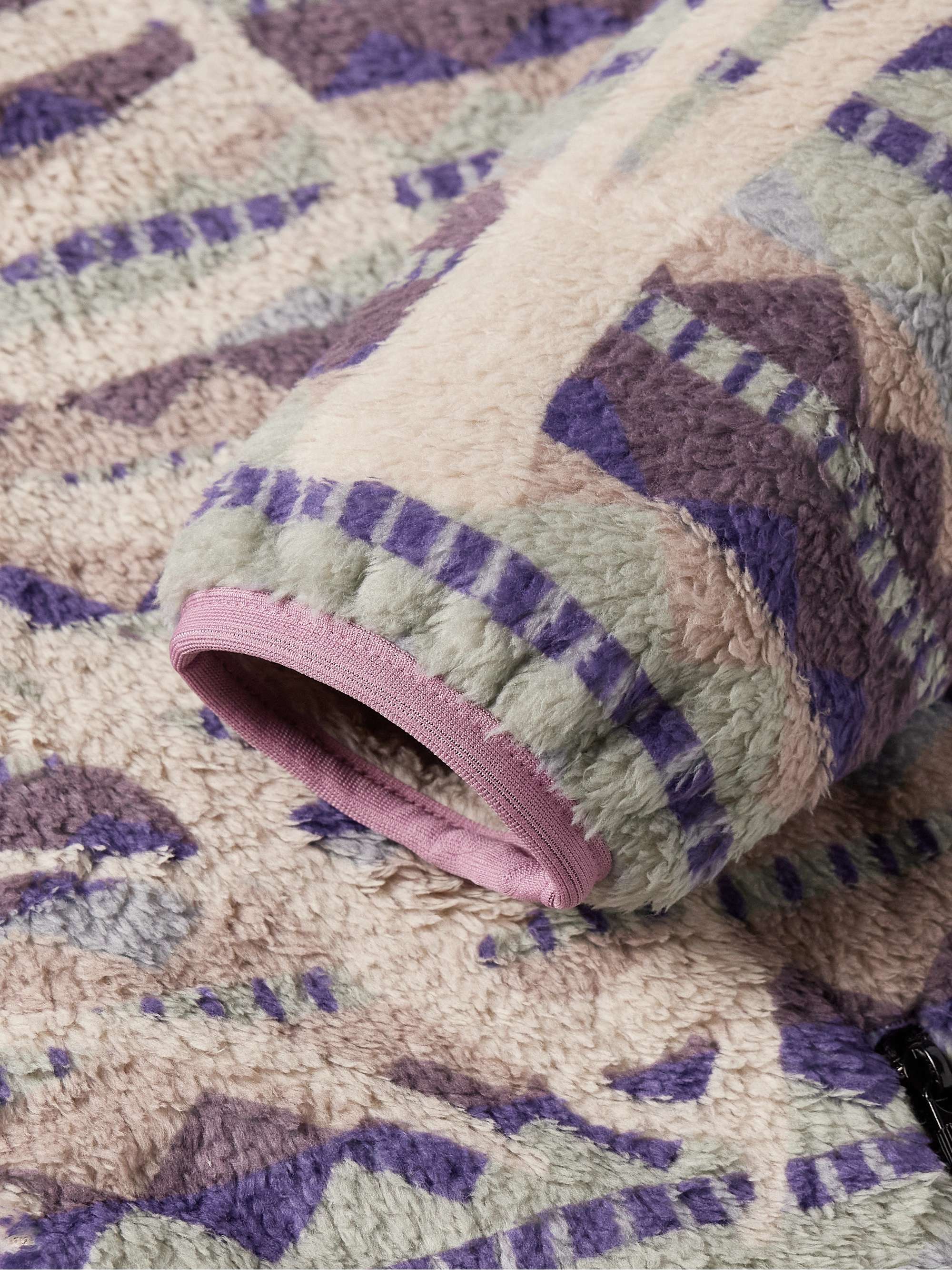 Ashland Printed Fleece Zip-Up Sweatshirt view