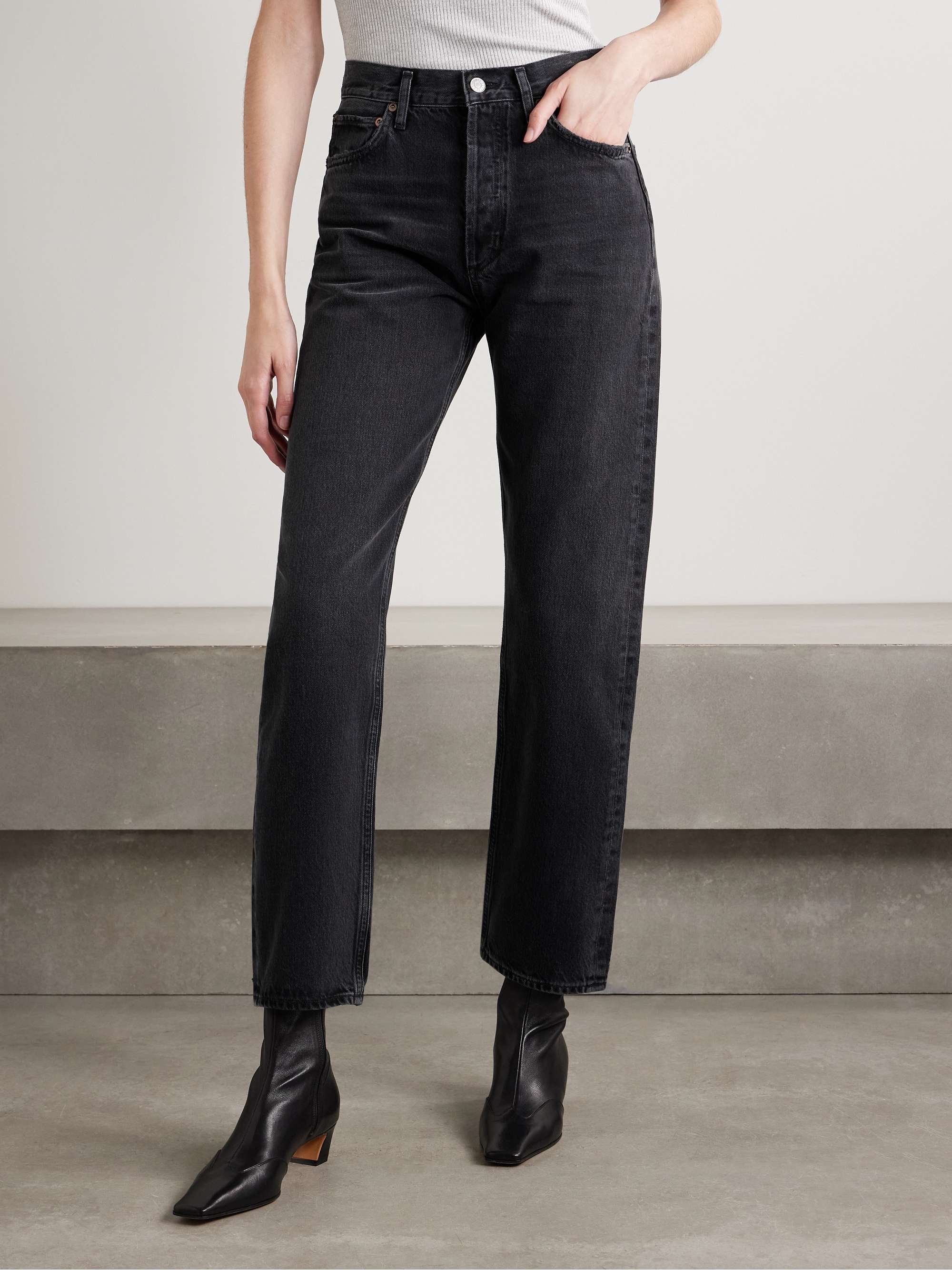 '90s Pinch Waist high-rise straight-leg jeans view