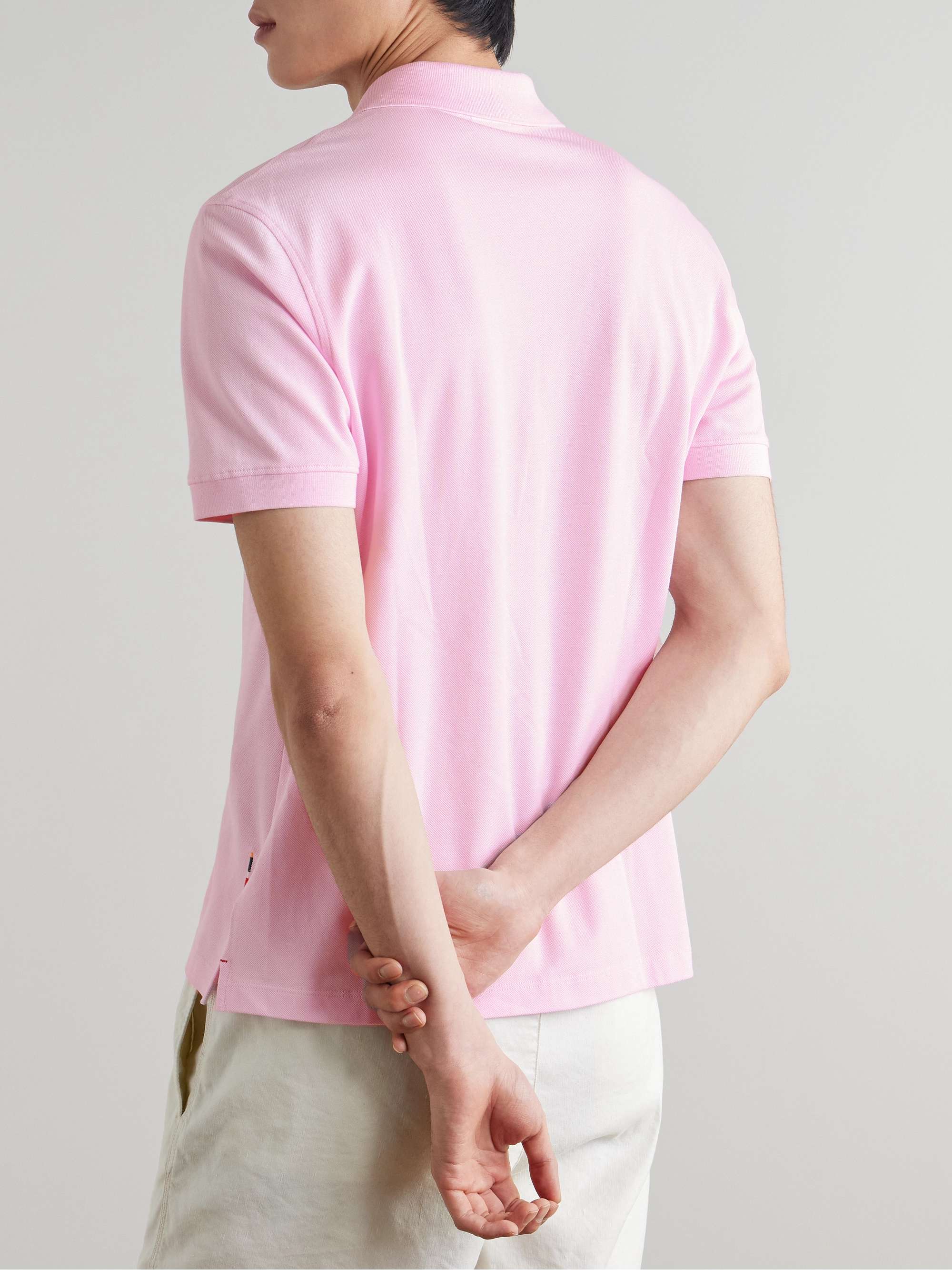 Bruno Slim-Fit Organic Cotton-Piqué Polo Shirt view