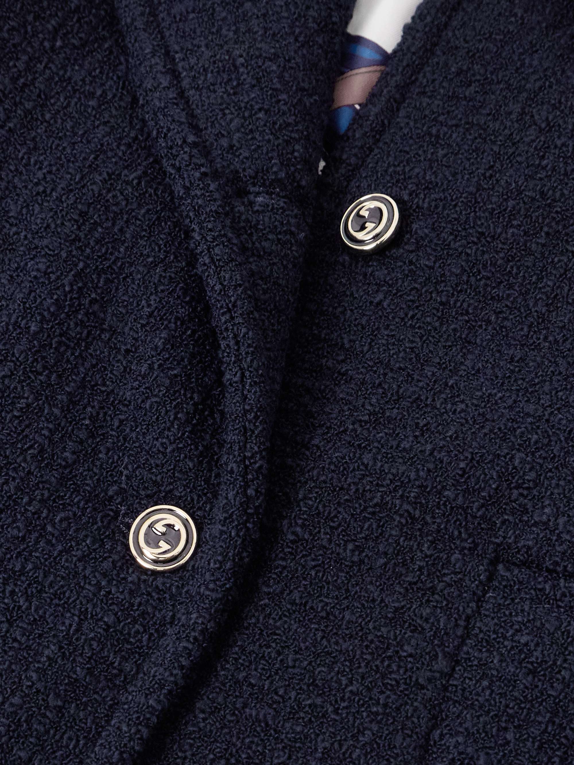 Wool-blend bouclé-tweed coat view