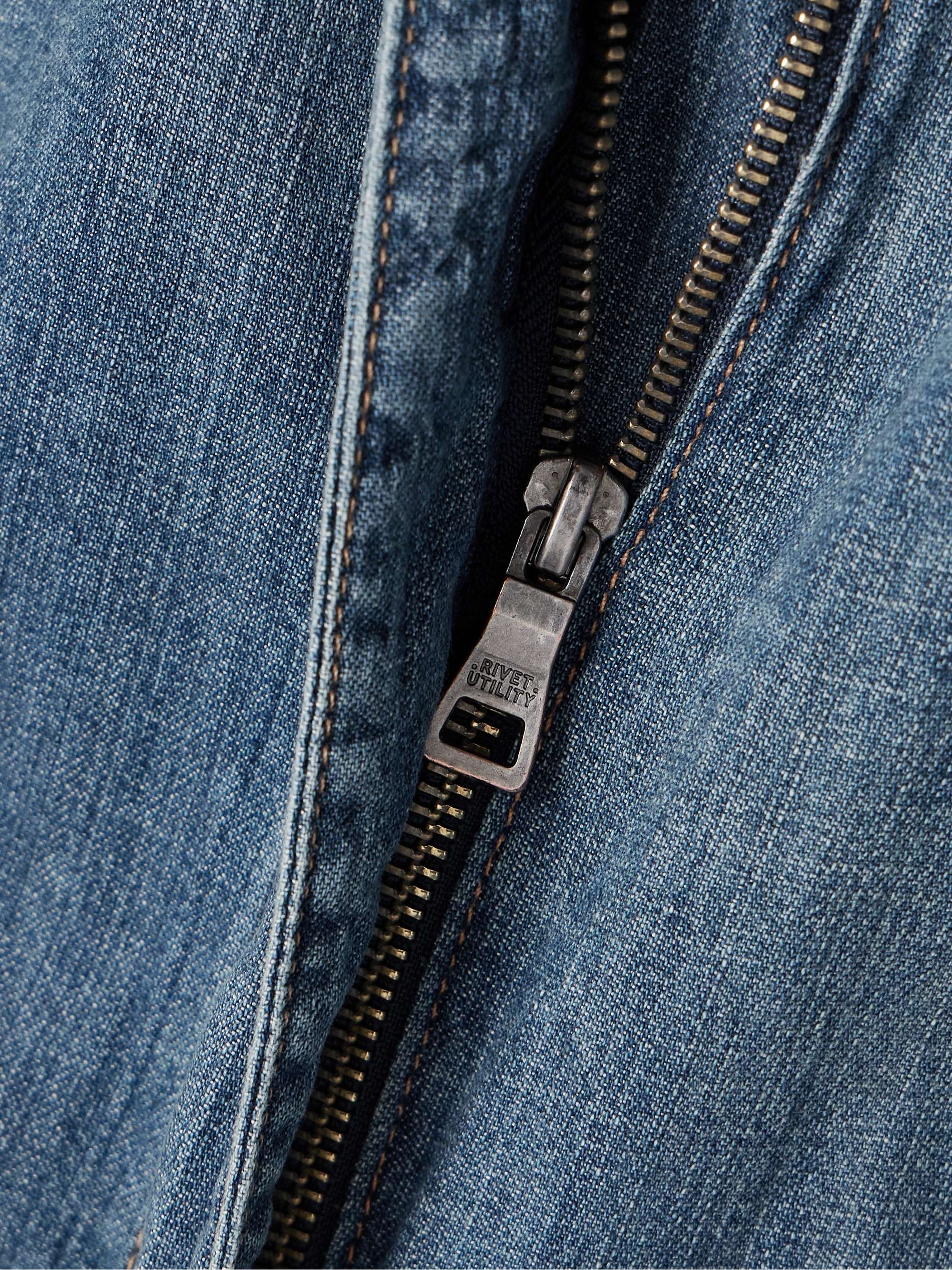 Boyfriend denim jumpsuit view