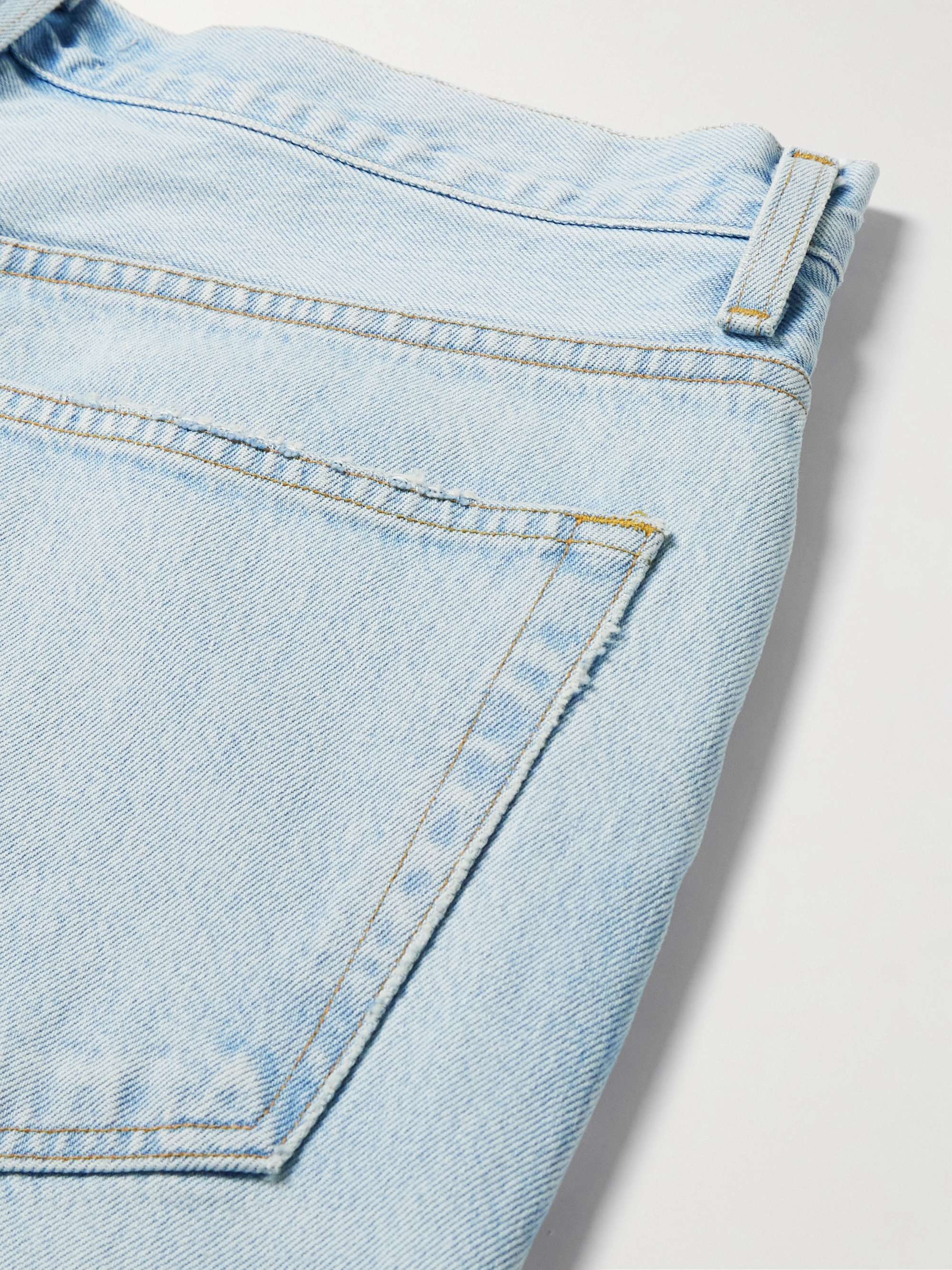 Skater Straight-Leg Denim Shorts view