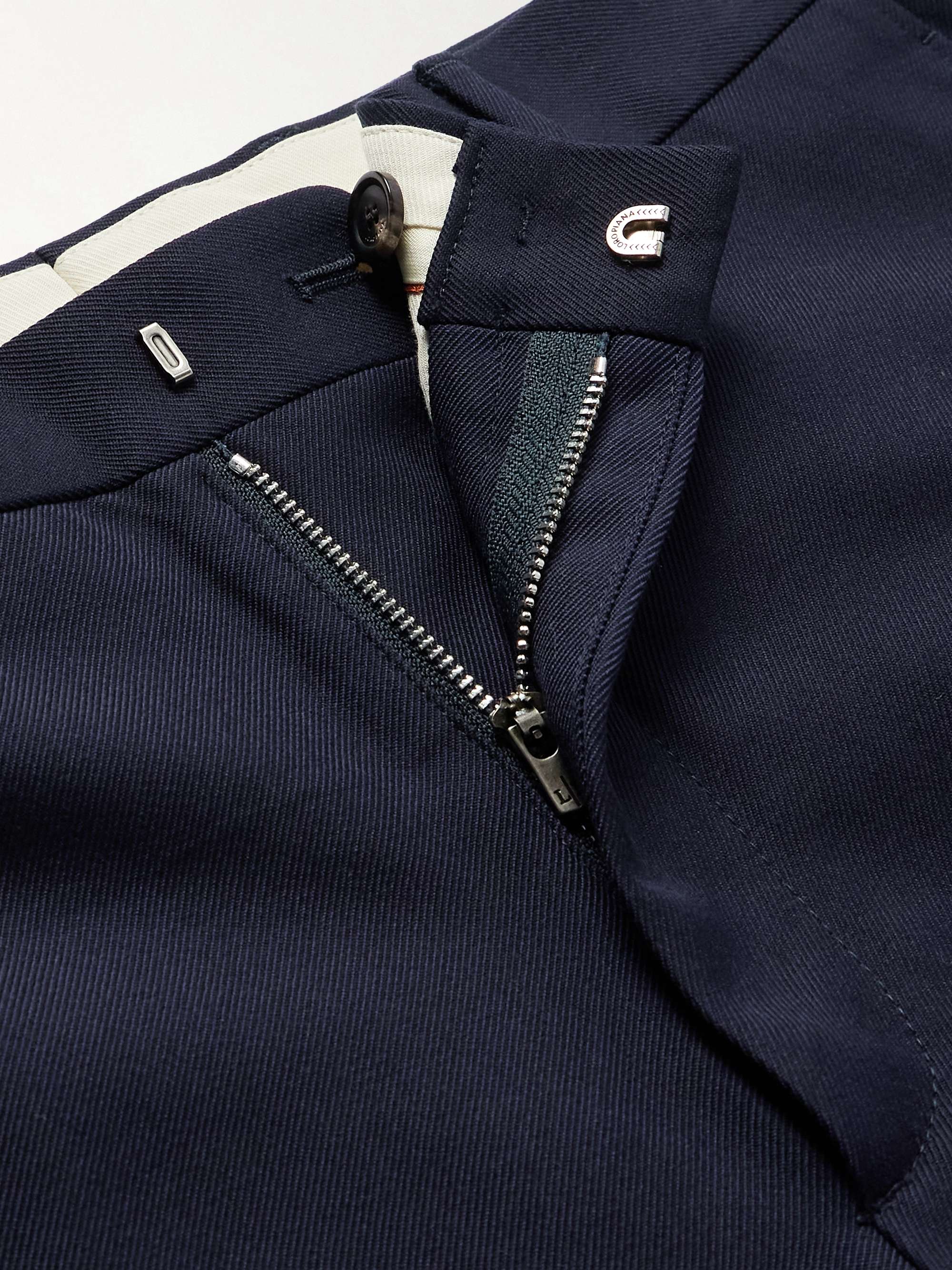 Jarno Straight-Leg Wool and Cotton-Blend Twill Trousers view