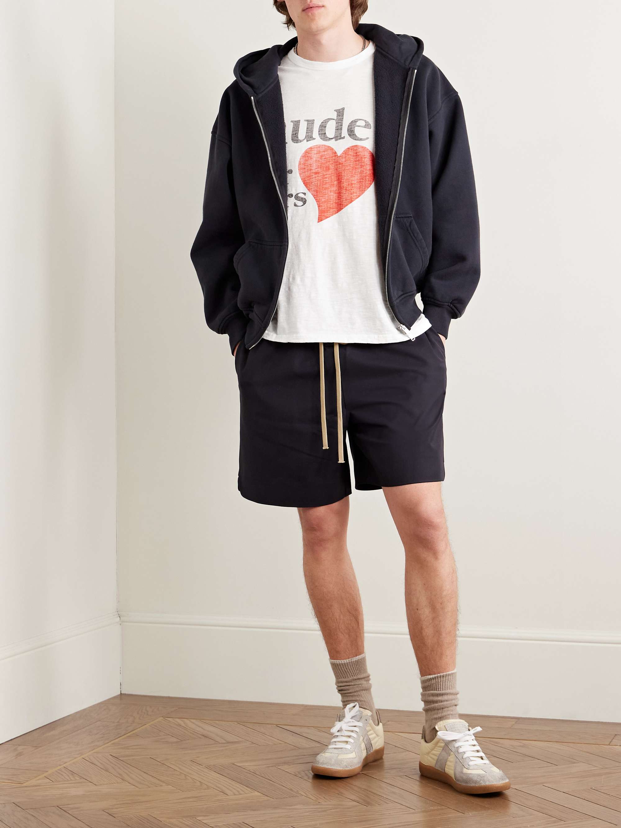 Lovers Club Logo-Print Slub Cotton-Jersey T-Shirt view