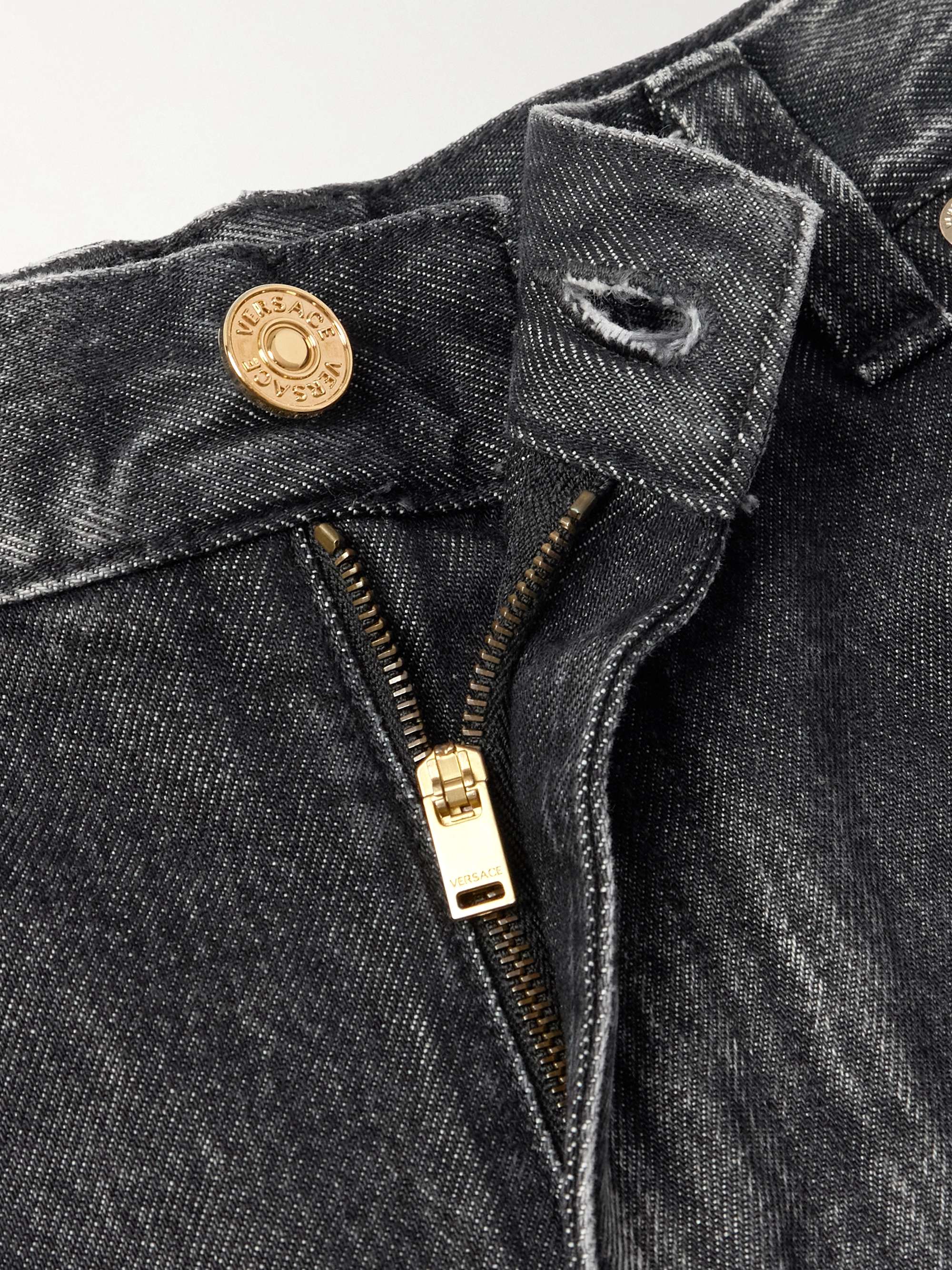 Embellished Straight-Leg Jeans view