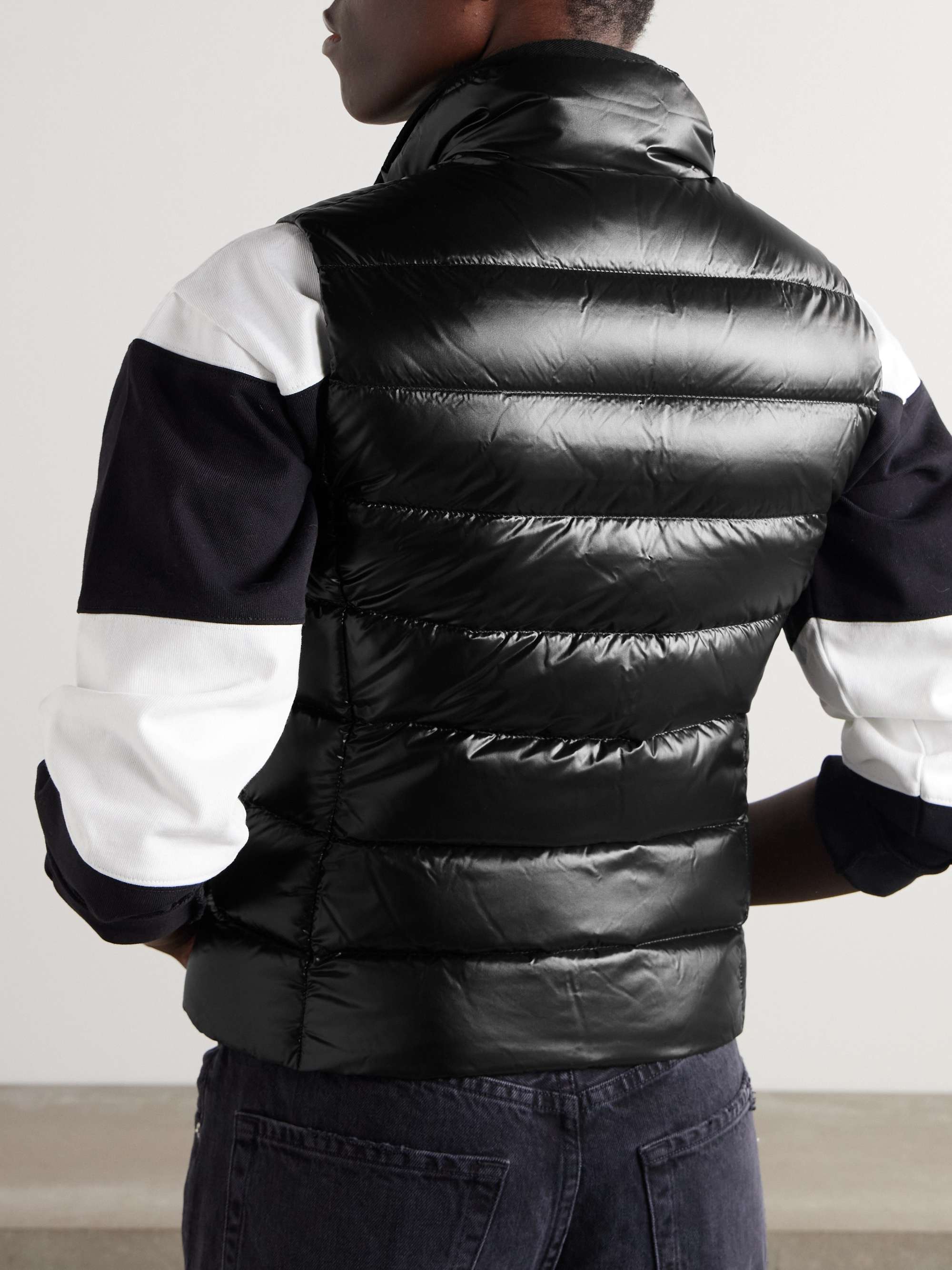Ghany quilted glossed-shell down vest view