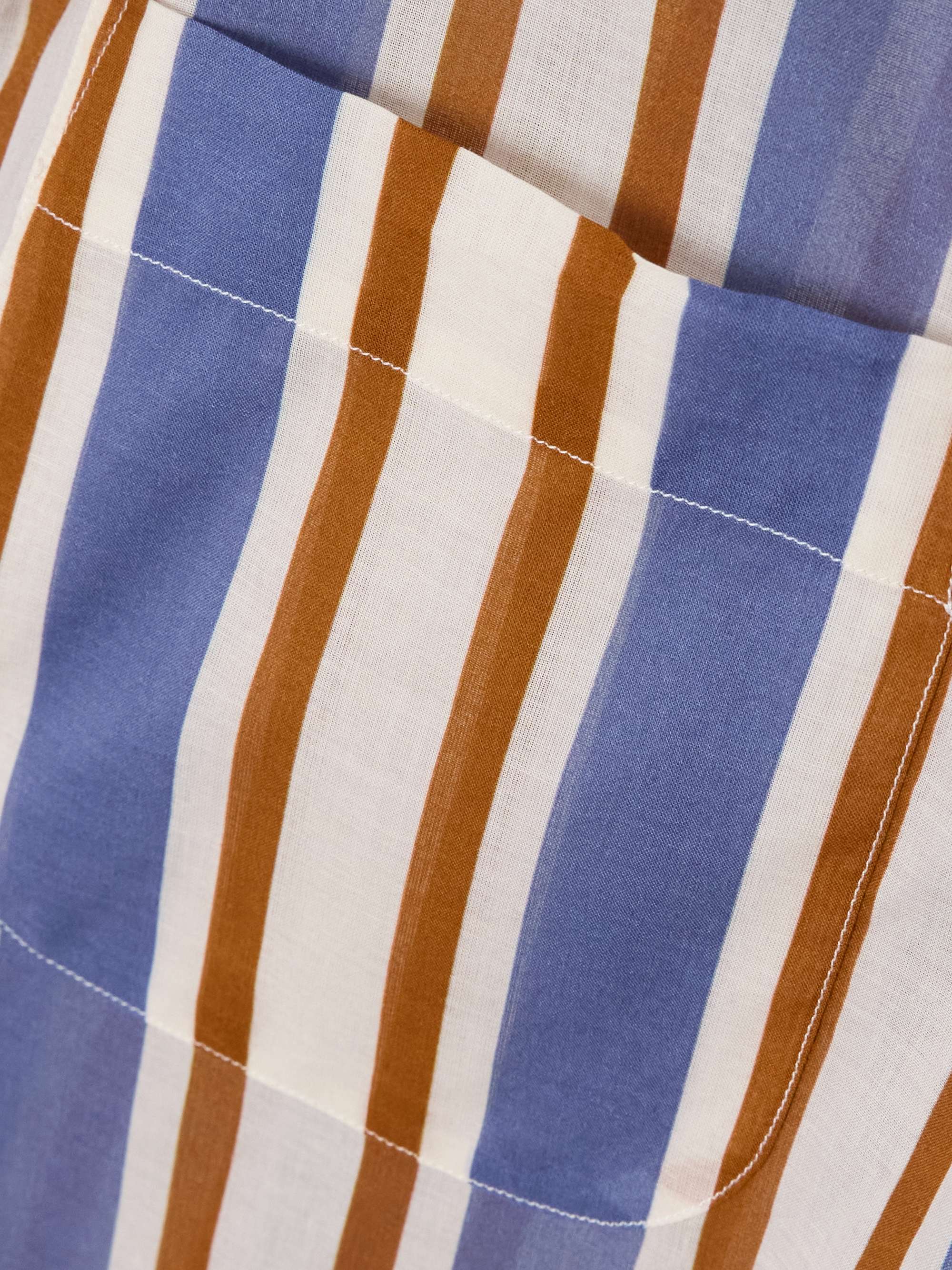 Season striped cotton-voile shirt view